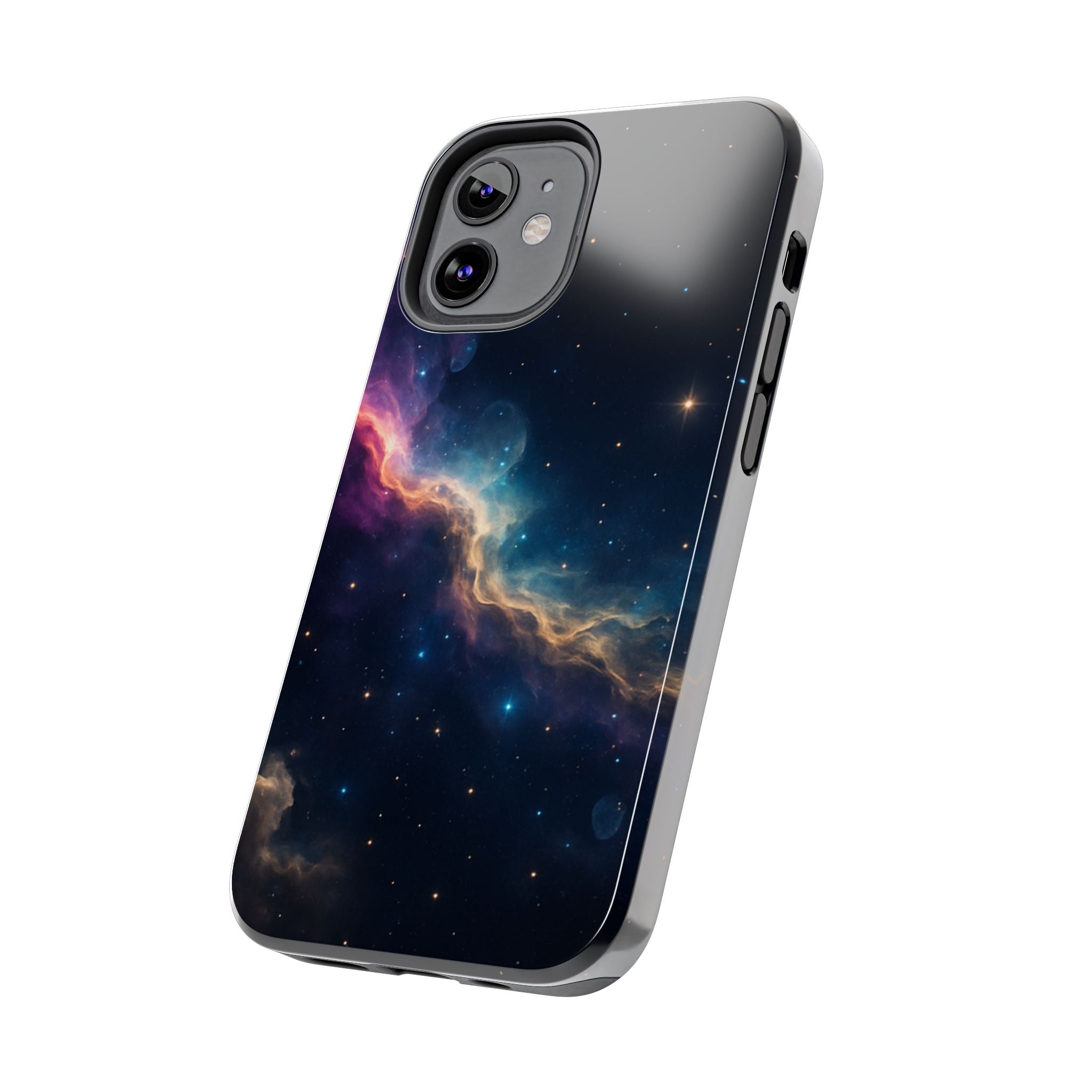 Galaxy Nebula Tough Phone Case — Space Starfield Protective Cover
