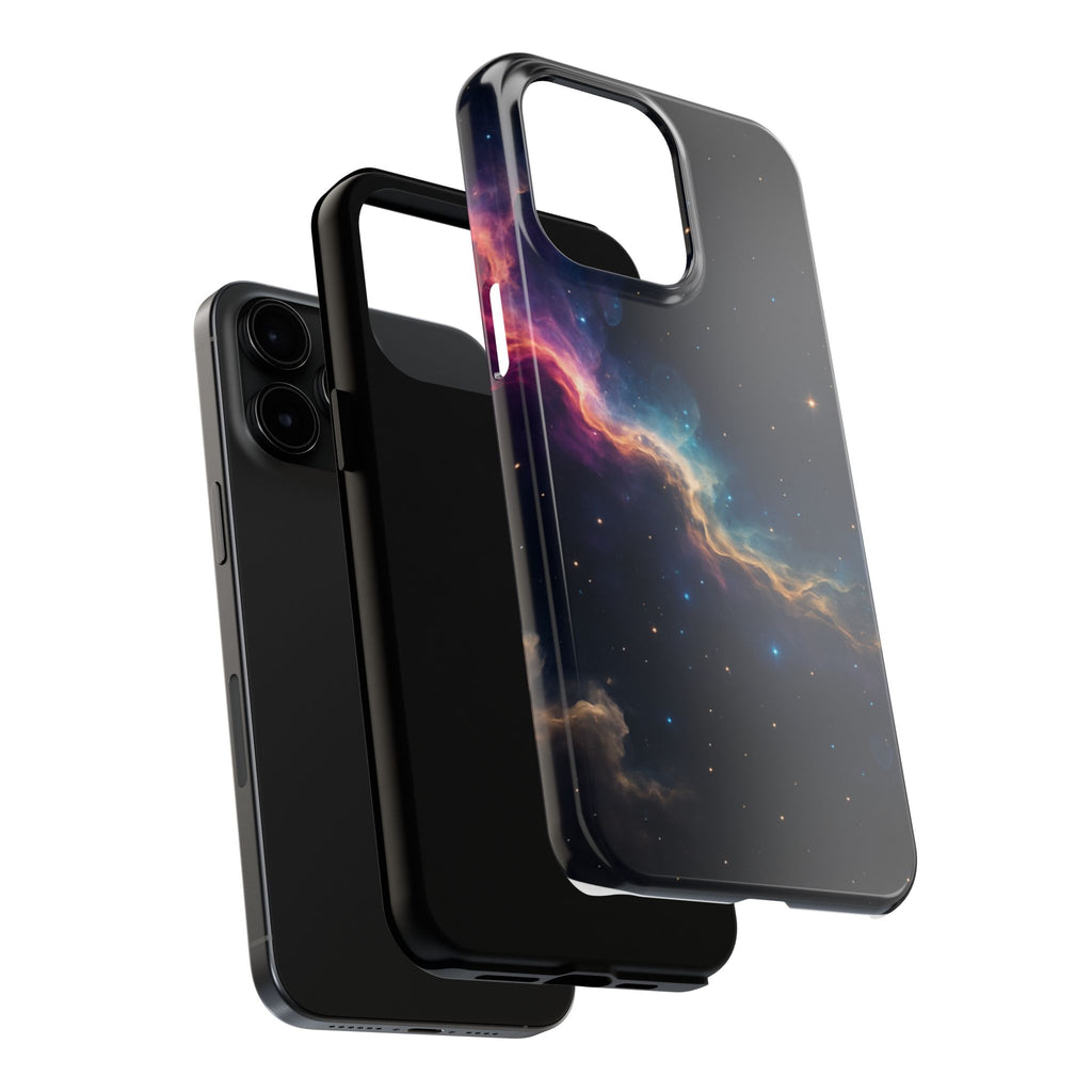 Galaxy Nebula Tough Phone Case — Space Starfield Protective Cover