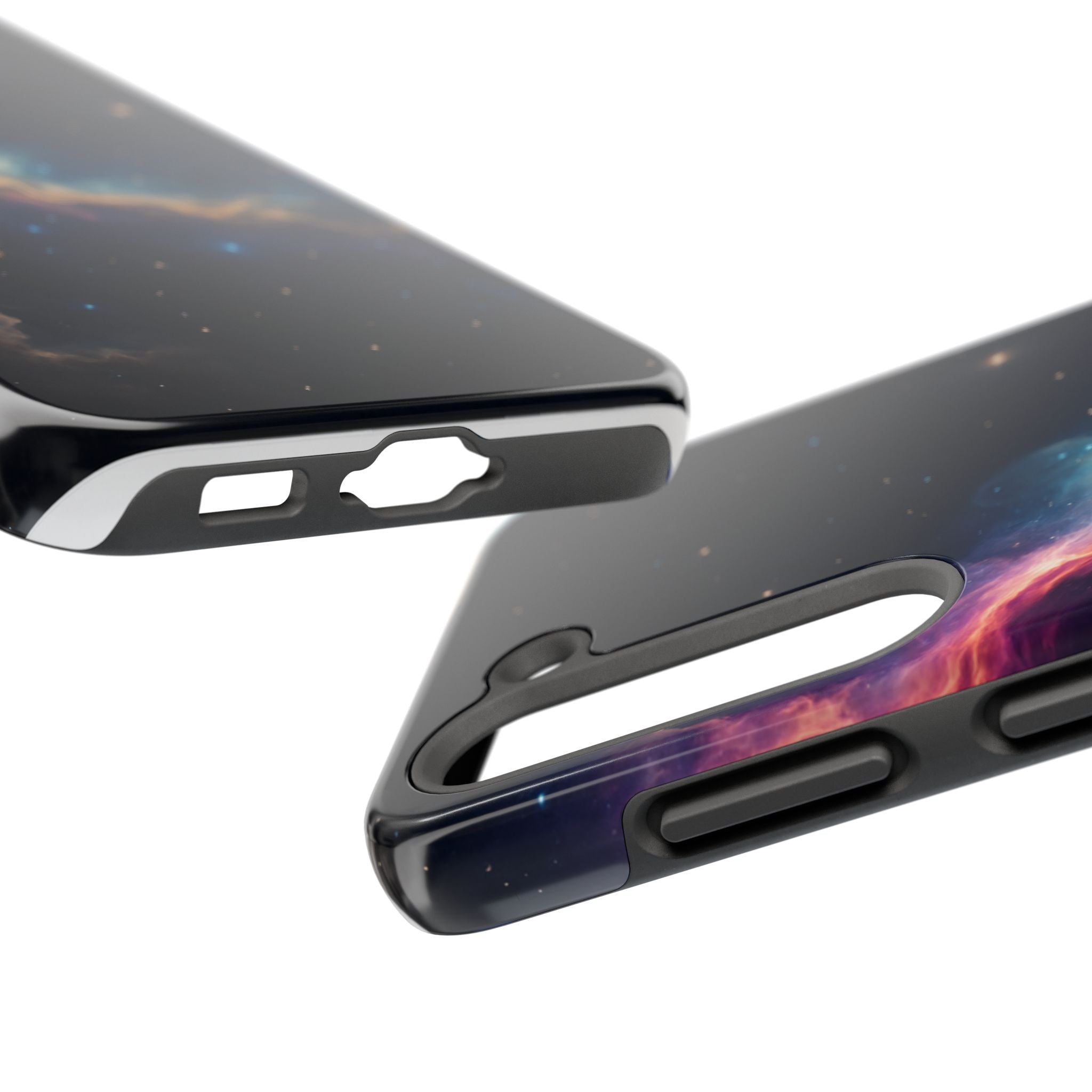 Galaxy Nebula Tough Phone Case — Space Starfield Protective Cover