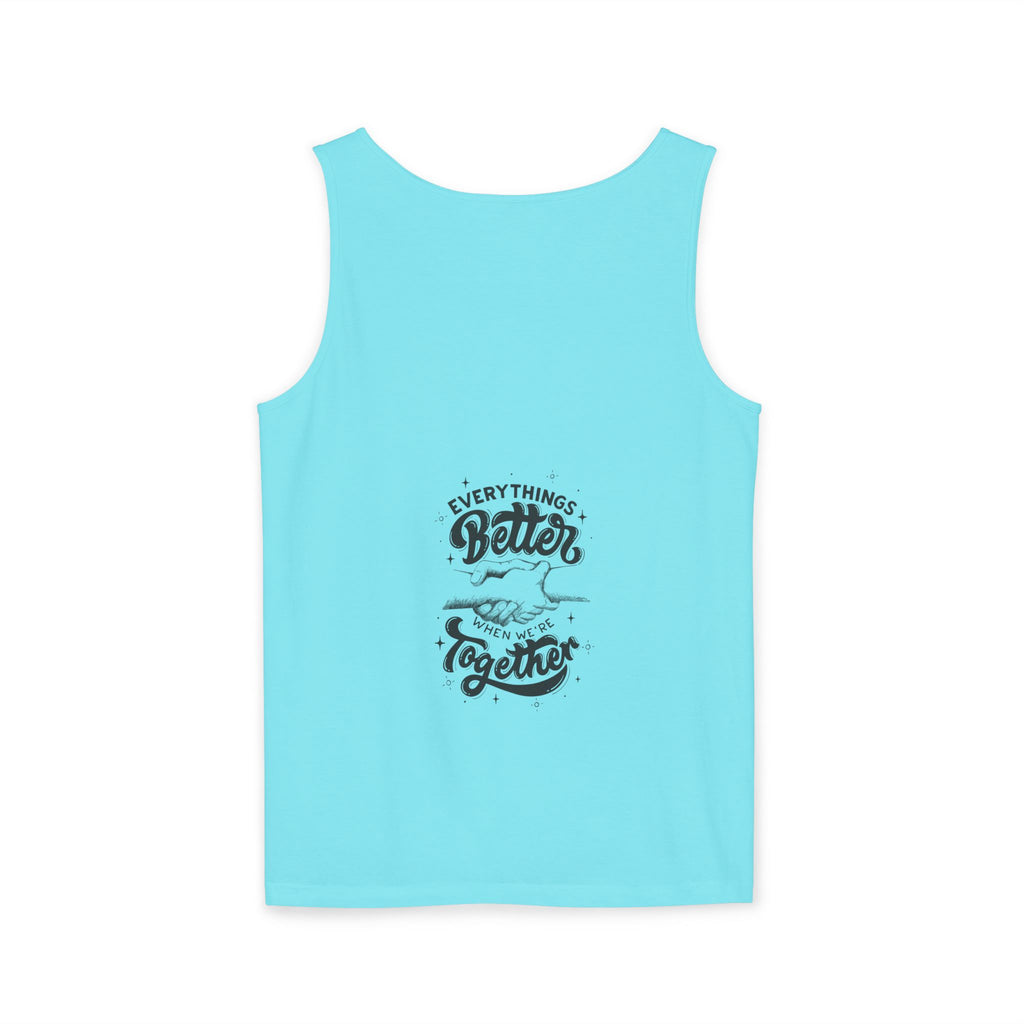 Everything's Better Together Tank Top — Handshake Friendship Graphic