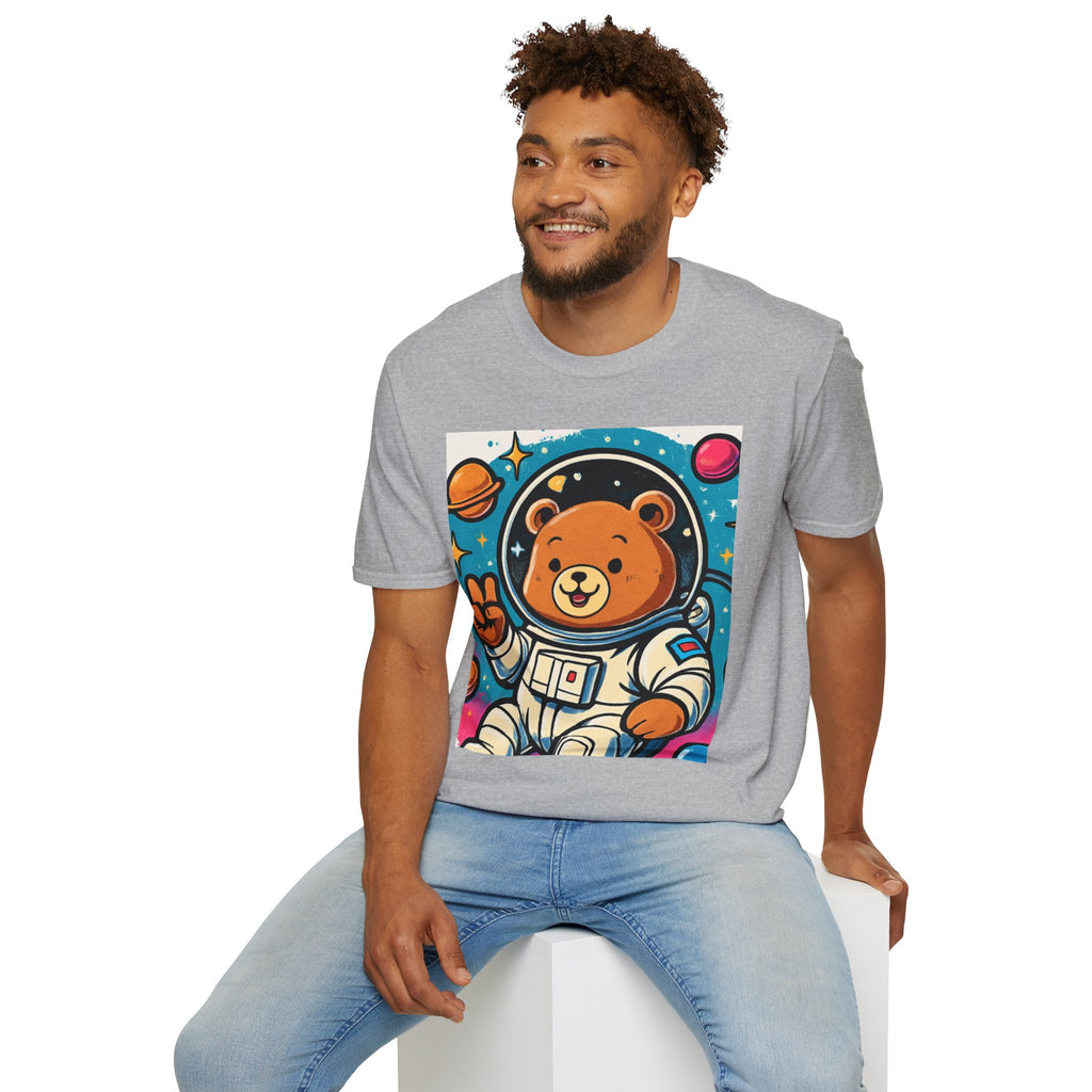 Astronaut Bear T-Shirt — Cute Space Bear Graphic Tee