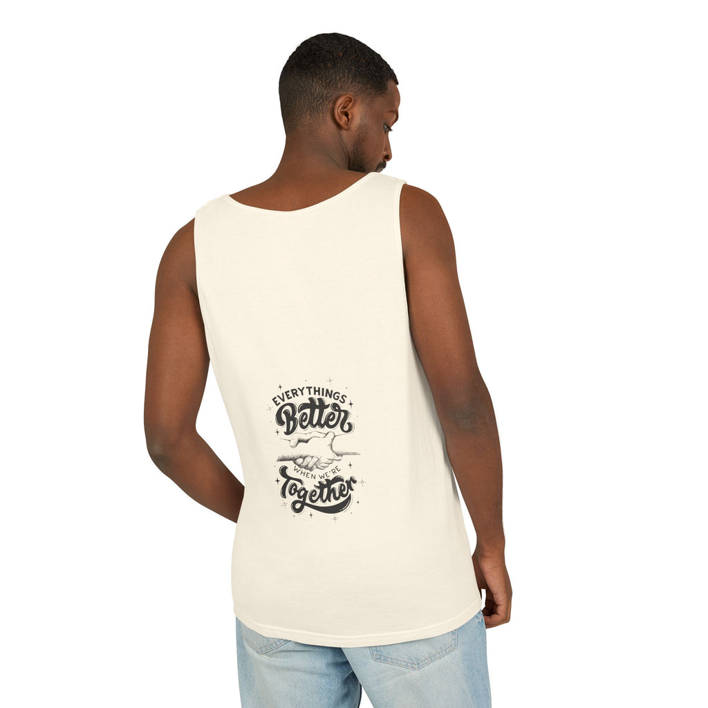 Everything's Better Together Tank Top — Handshake Friendship Graphic