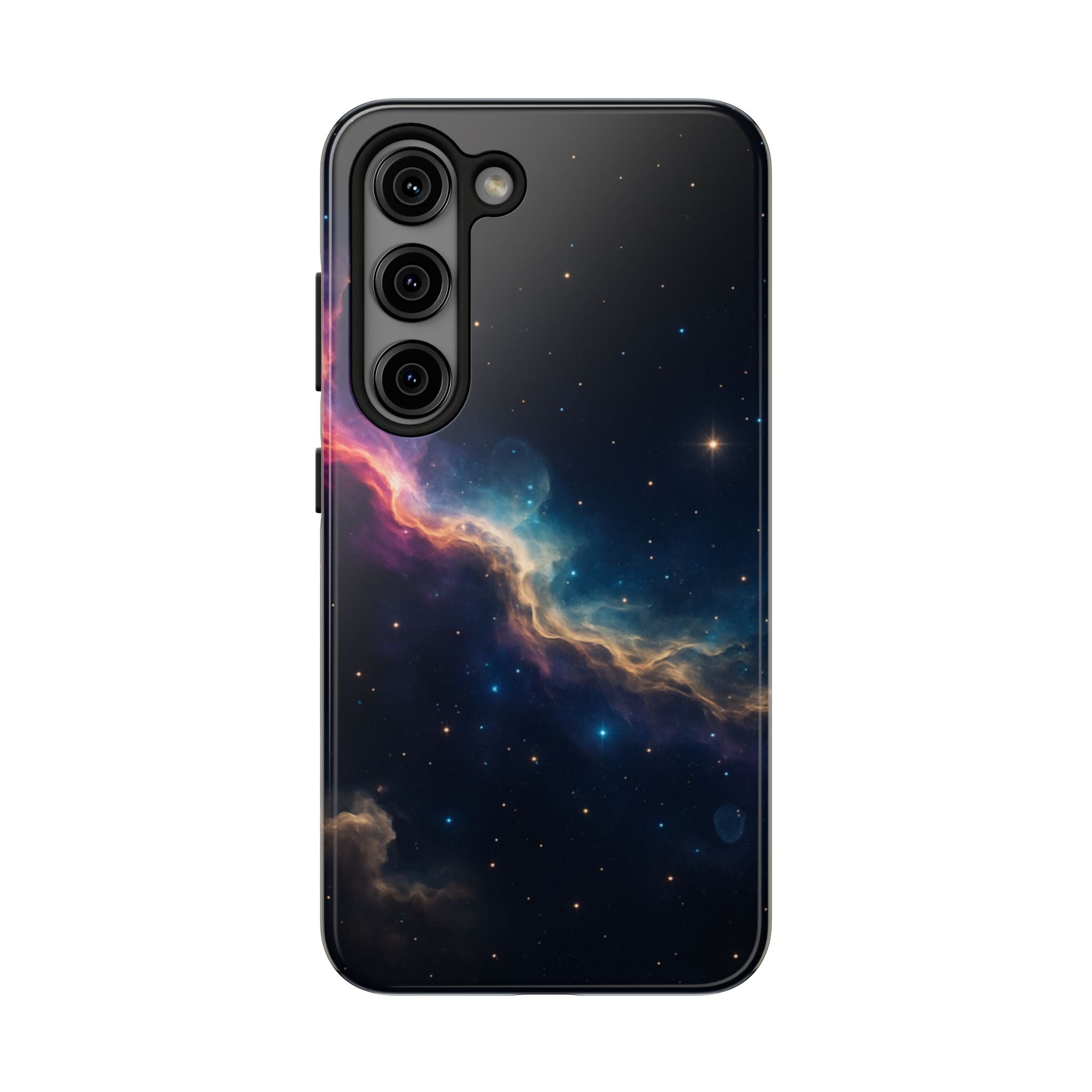 Galaxy Nebula Tough Phone Case — Space Starfield Protective Cover