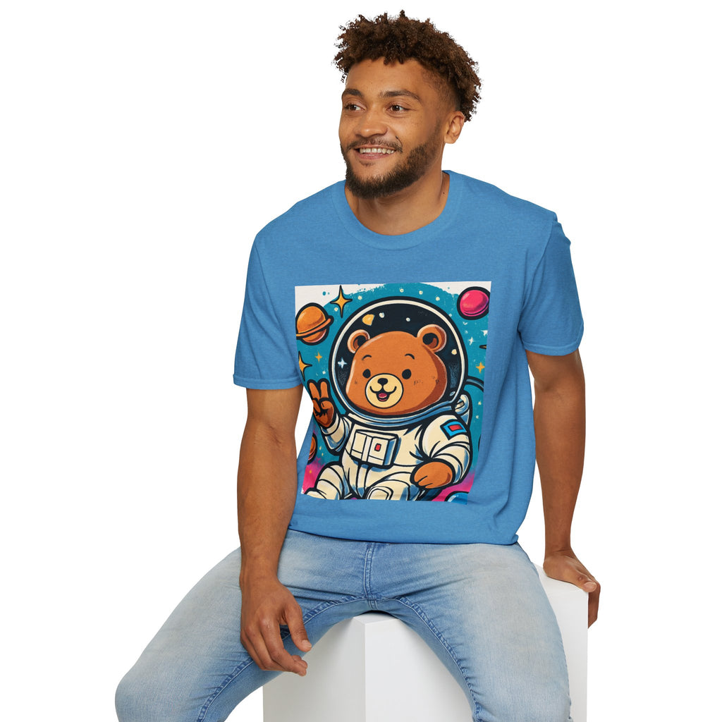 Astronaut Bear T-Shirt — Cute Space Bear Graphic Tee
