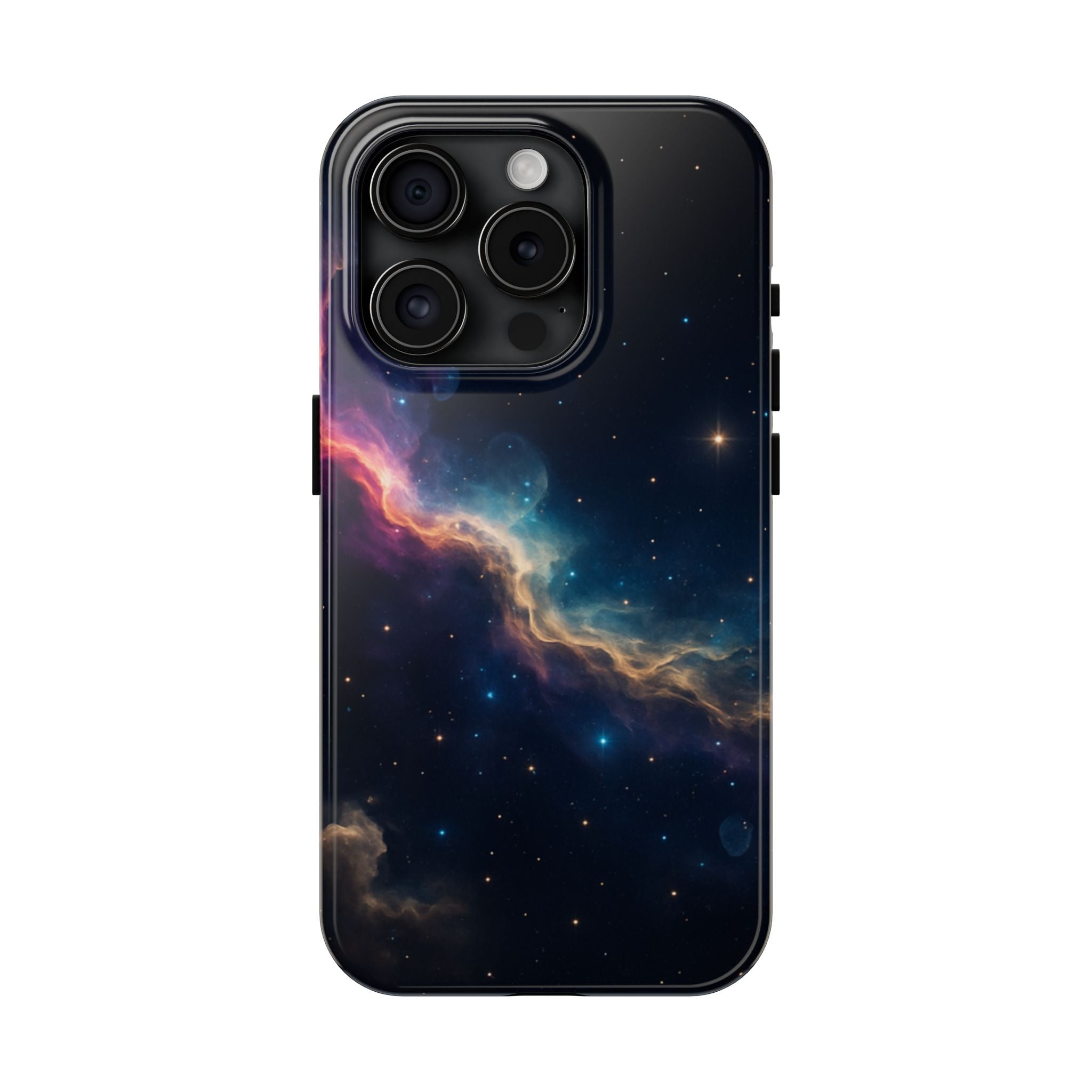 Galaxy Nebula Tough Phone Case — Space Starfield Protective Cover