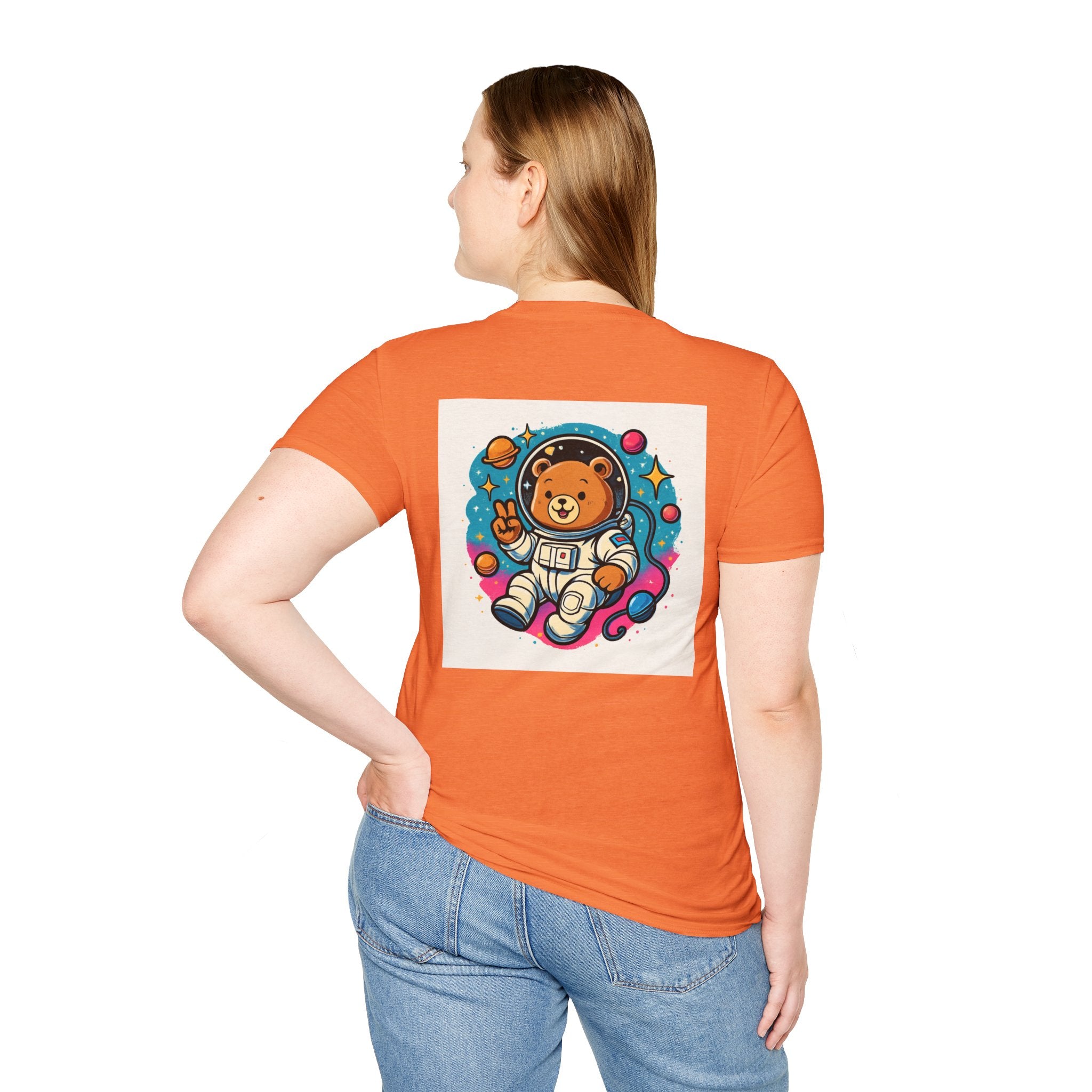 Astronaut Bear T-Shirt — Cute Space Bear Graphic Tee