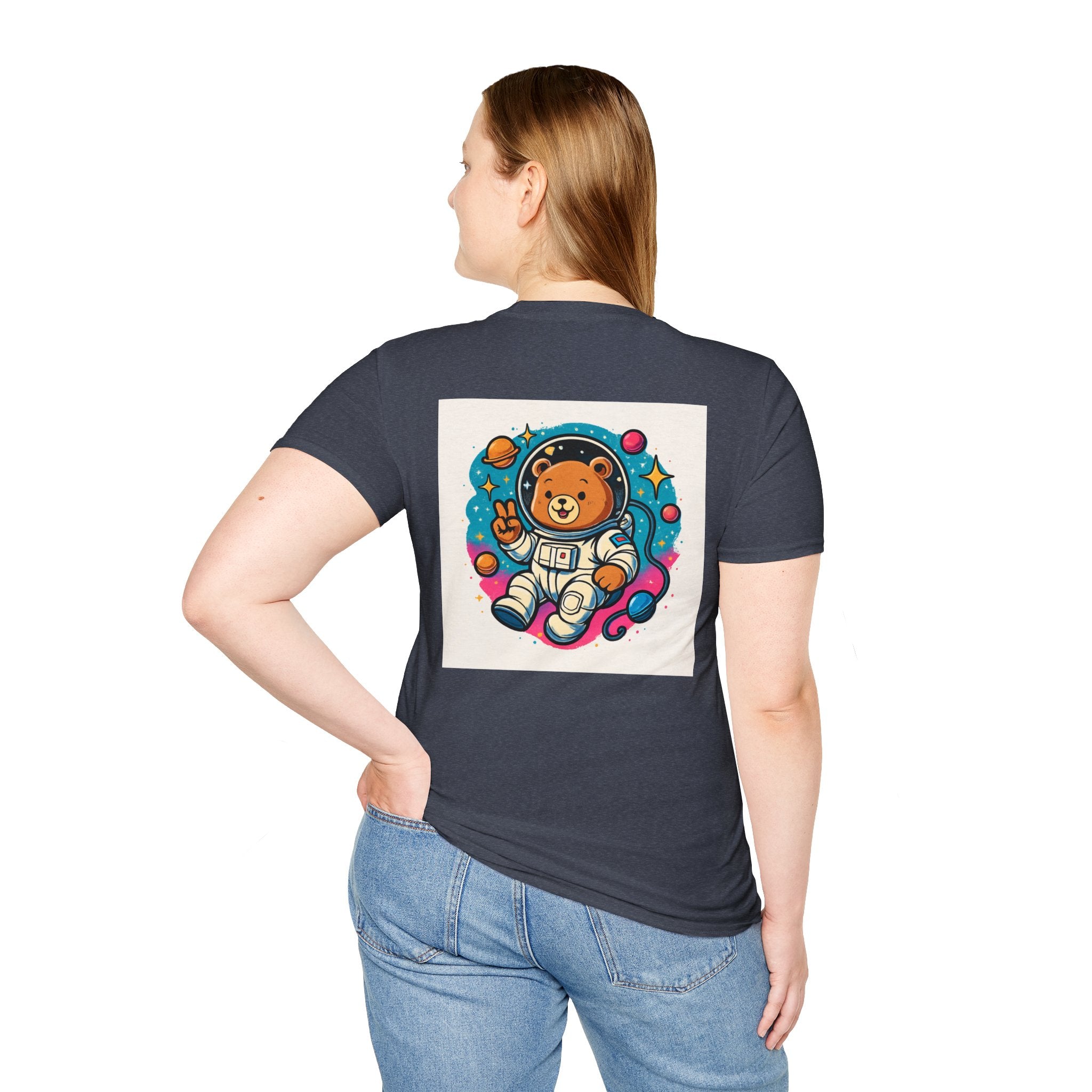 Astronaut Bear T-Shirt — Cute Space Bear Graphic Tee