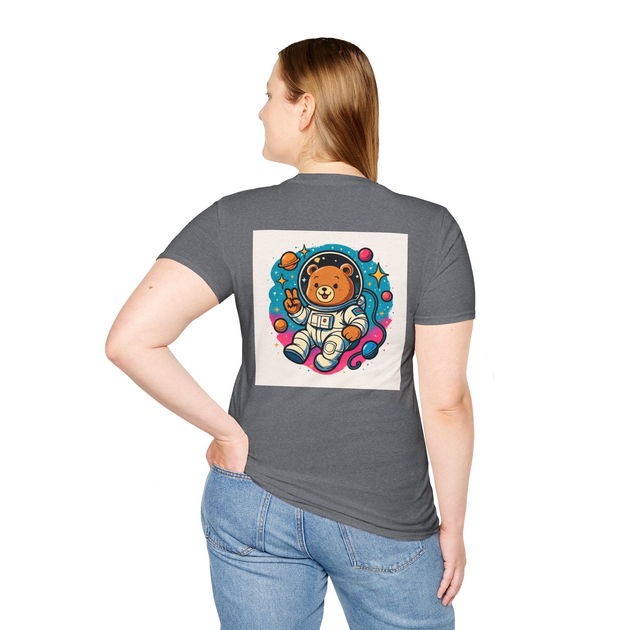 Astronaut Bear T-Shirt — Cute Space Bear Graphic Tee