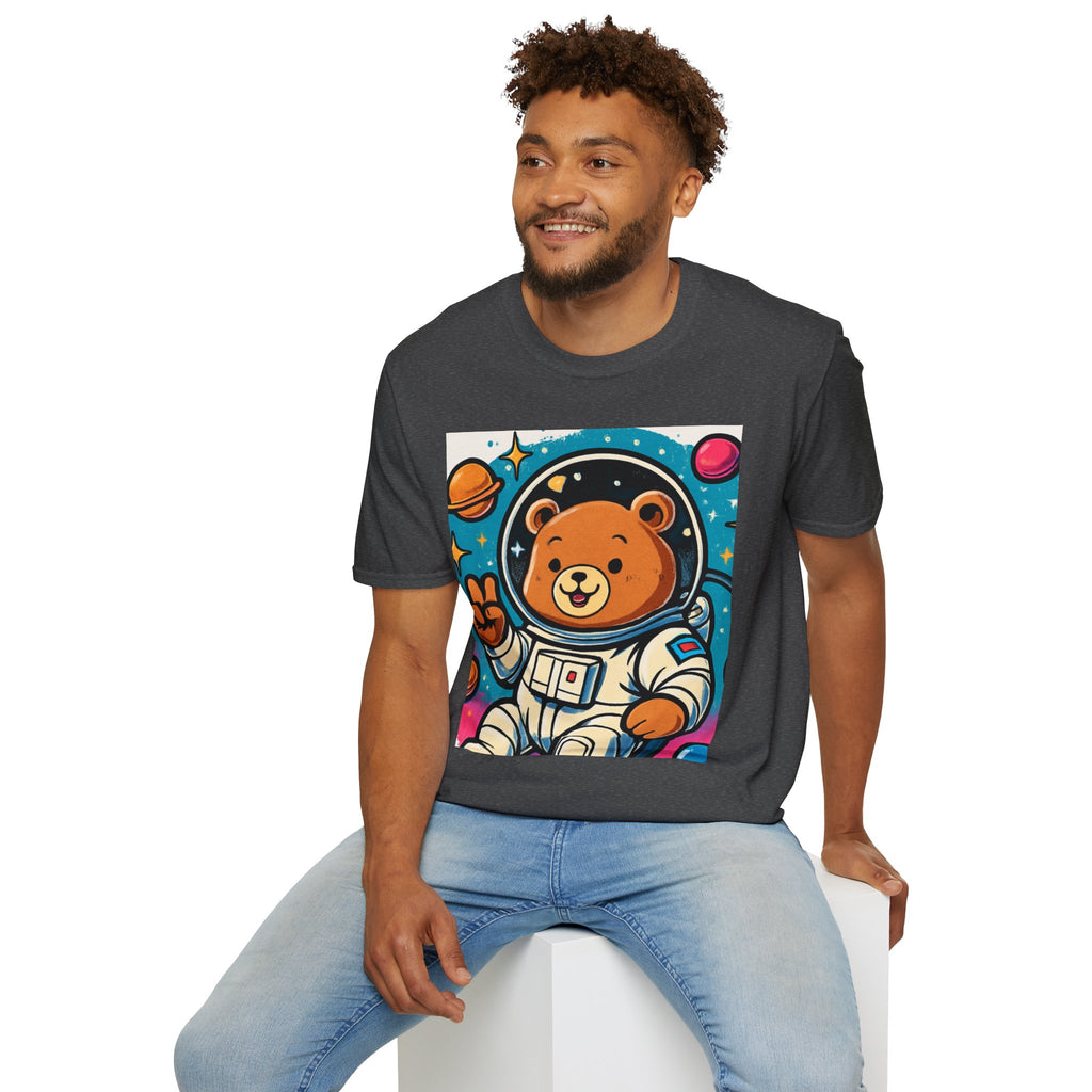 Astronaut Bear T-Shirt — Cute Space Bear Graphic Tee