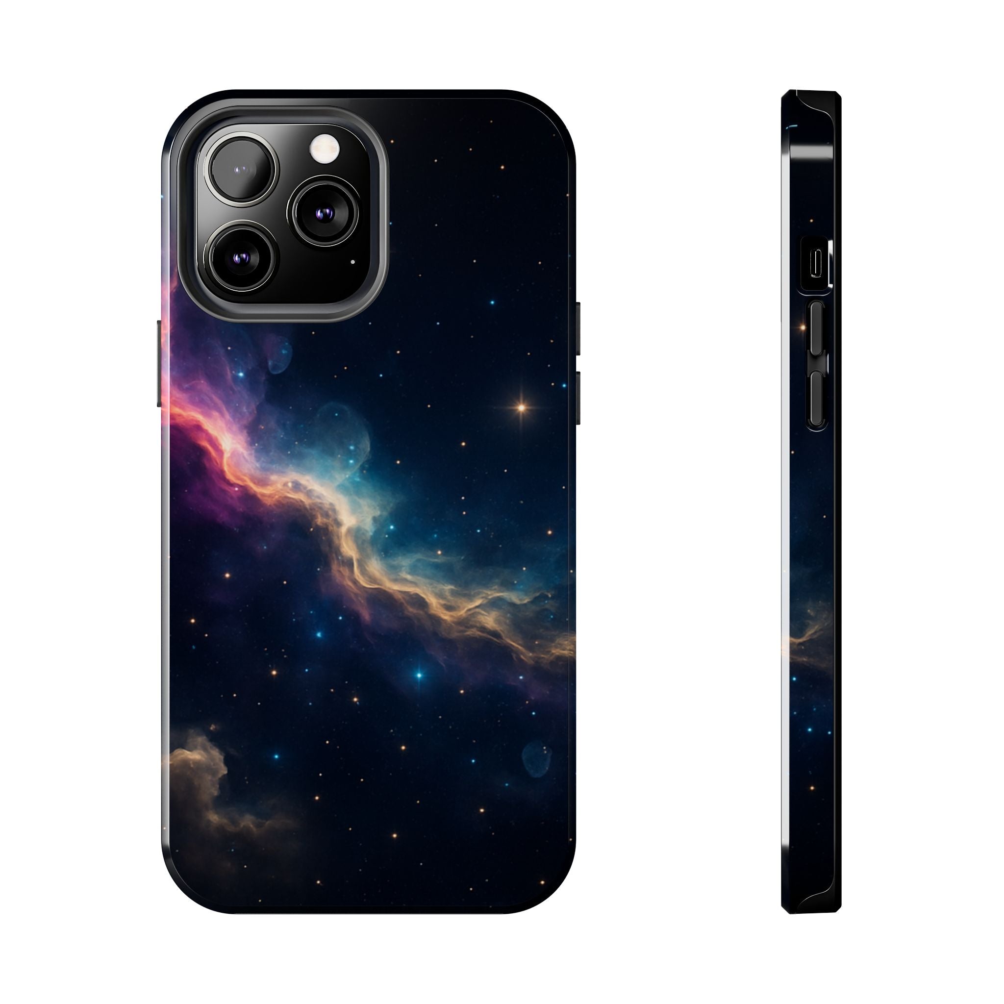 Galaxy Nebula Tough Phone Case — Space Starfield Protective Cover