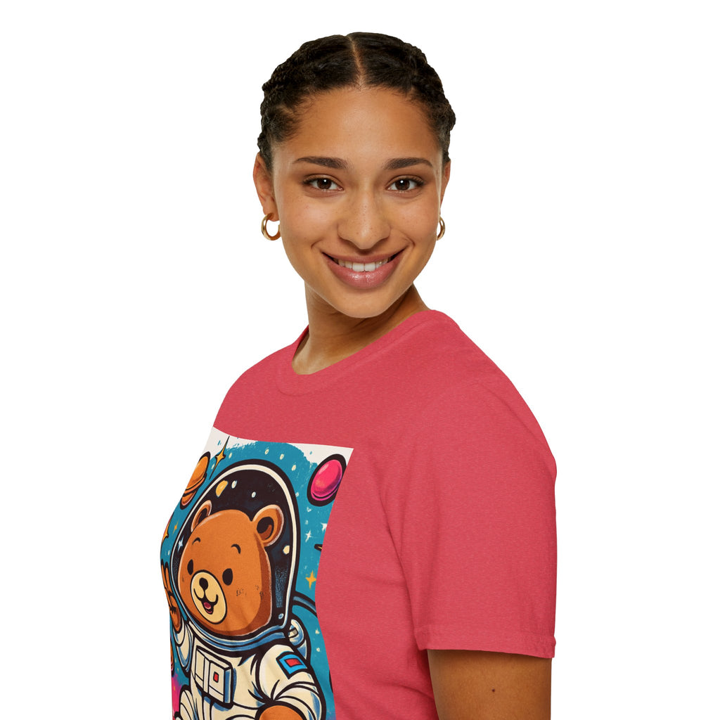 Astronaut Bear T-Shirt — Cute Space Bear Graphic Tee