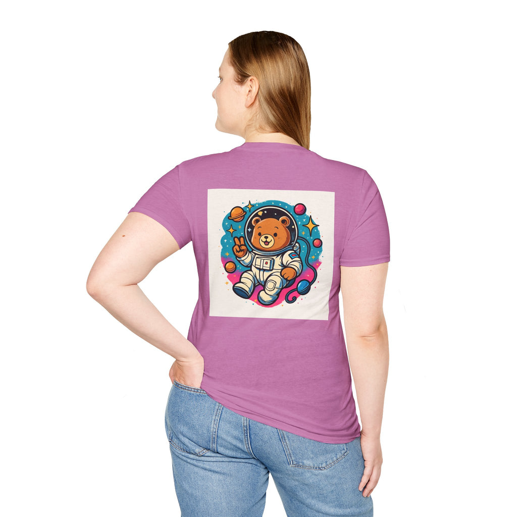 Astronaut Bear T-Shirt — Cute Space Bear Graphic Tee