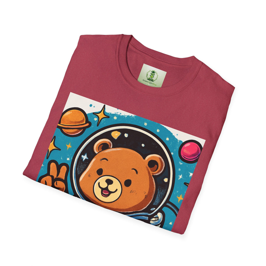 Astronaut Bear T-Shirt — Cute Space Bear Graphic Tee