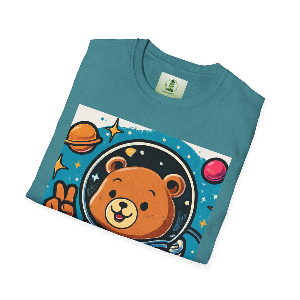 Astronaut Bear T-Shirt — Cute Space Bear Graphic Tee