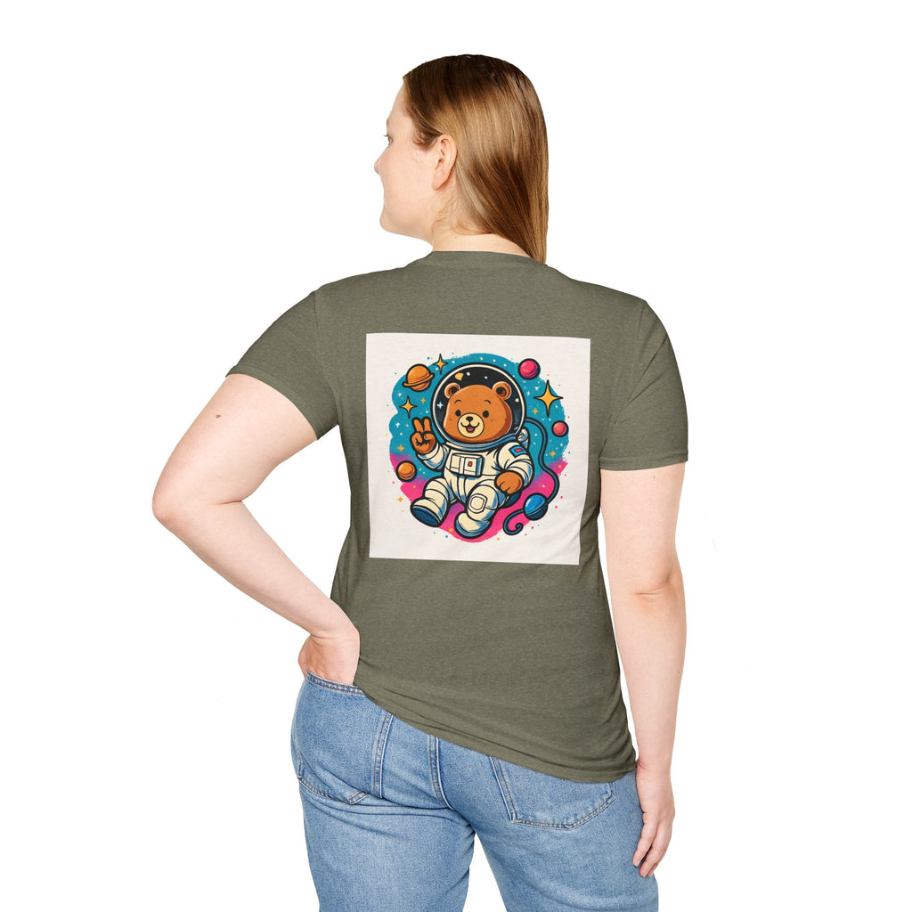 Astronaut Bear T-Shirt — Cute Space Bear Graphic Tee