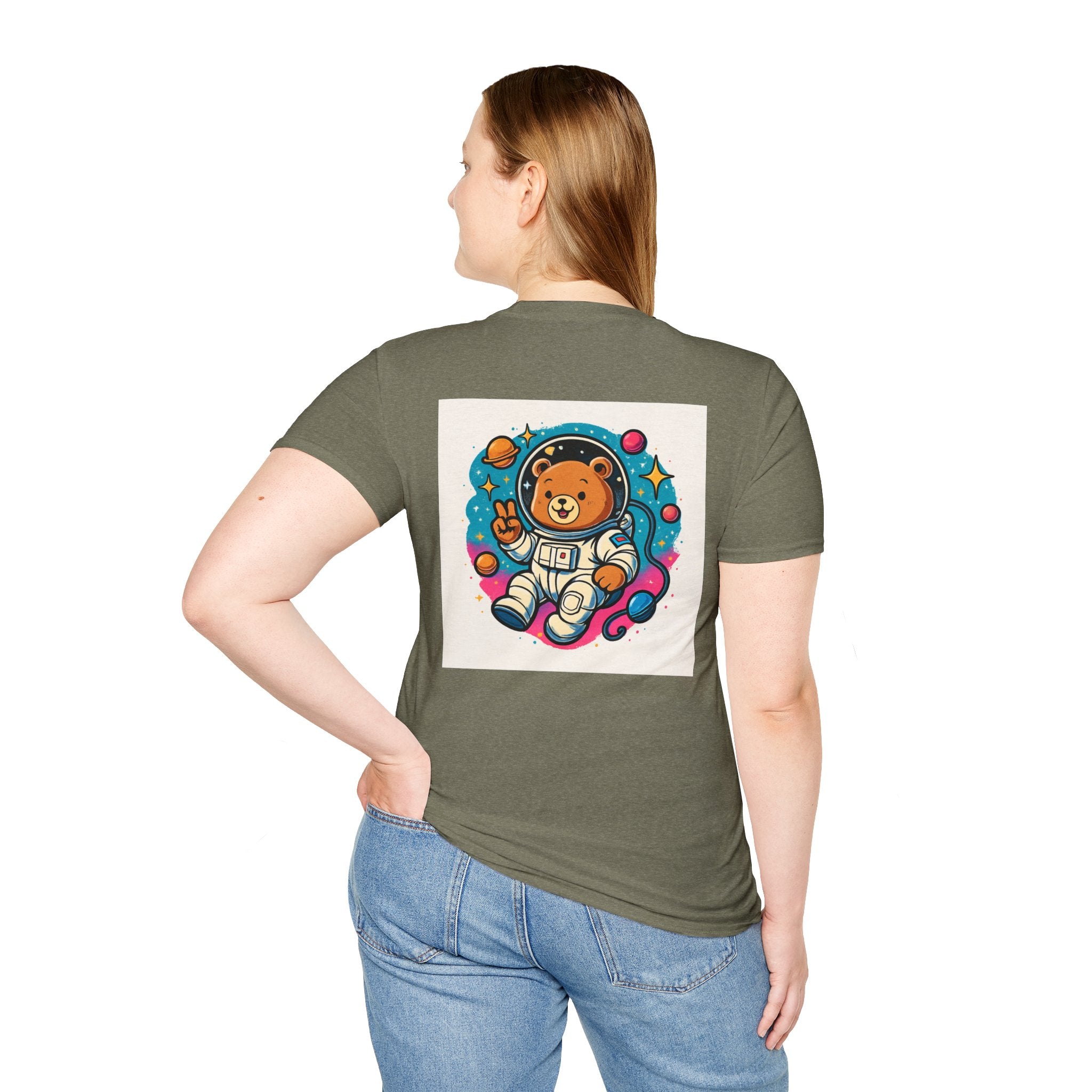 Astronaut Bear T-Shirt — Cute Space Bear Graphic Tee