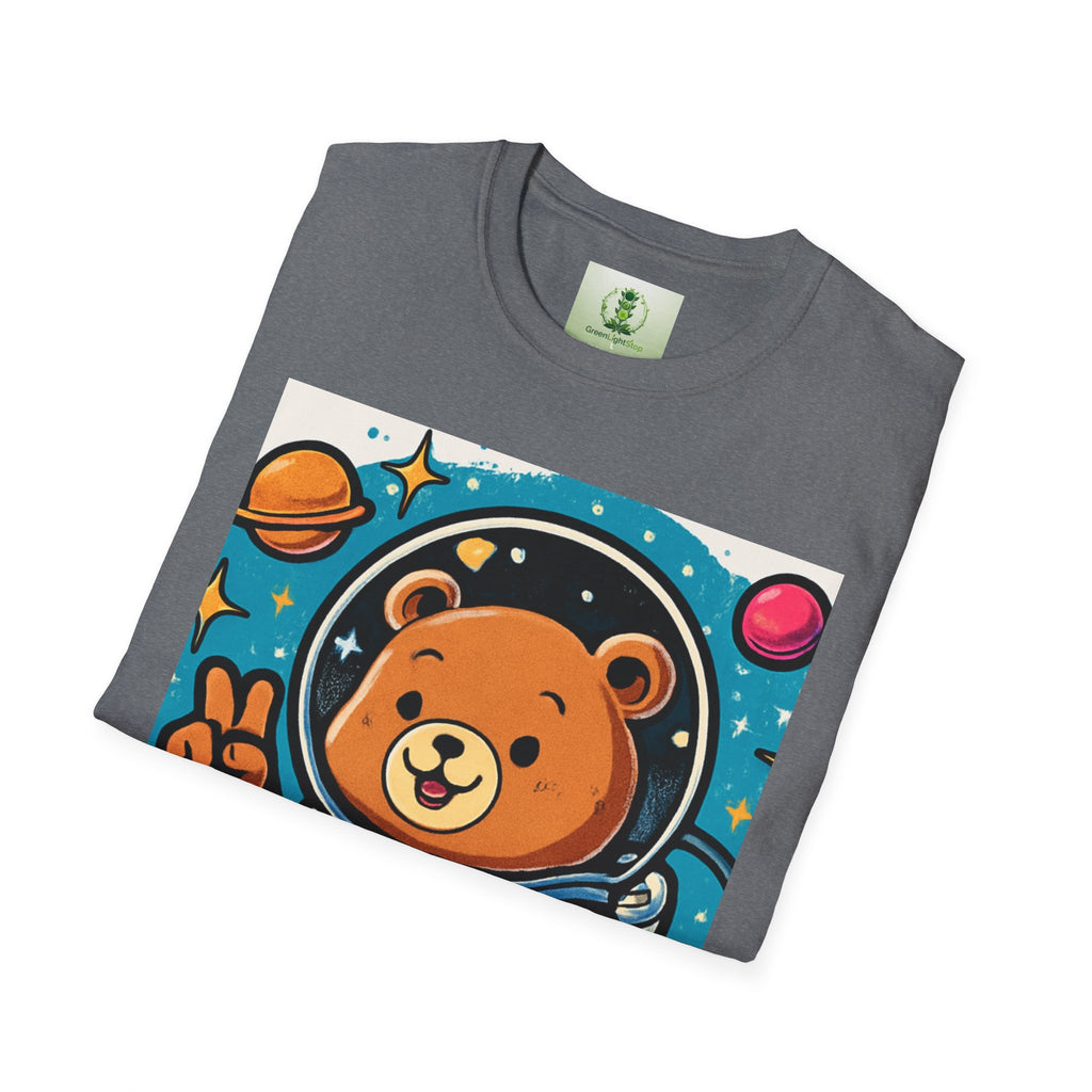 Astronaut Bear T-Shirt — Cute Space Bear Graphic Tee