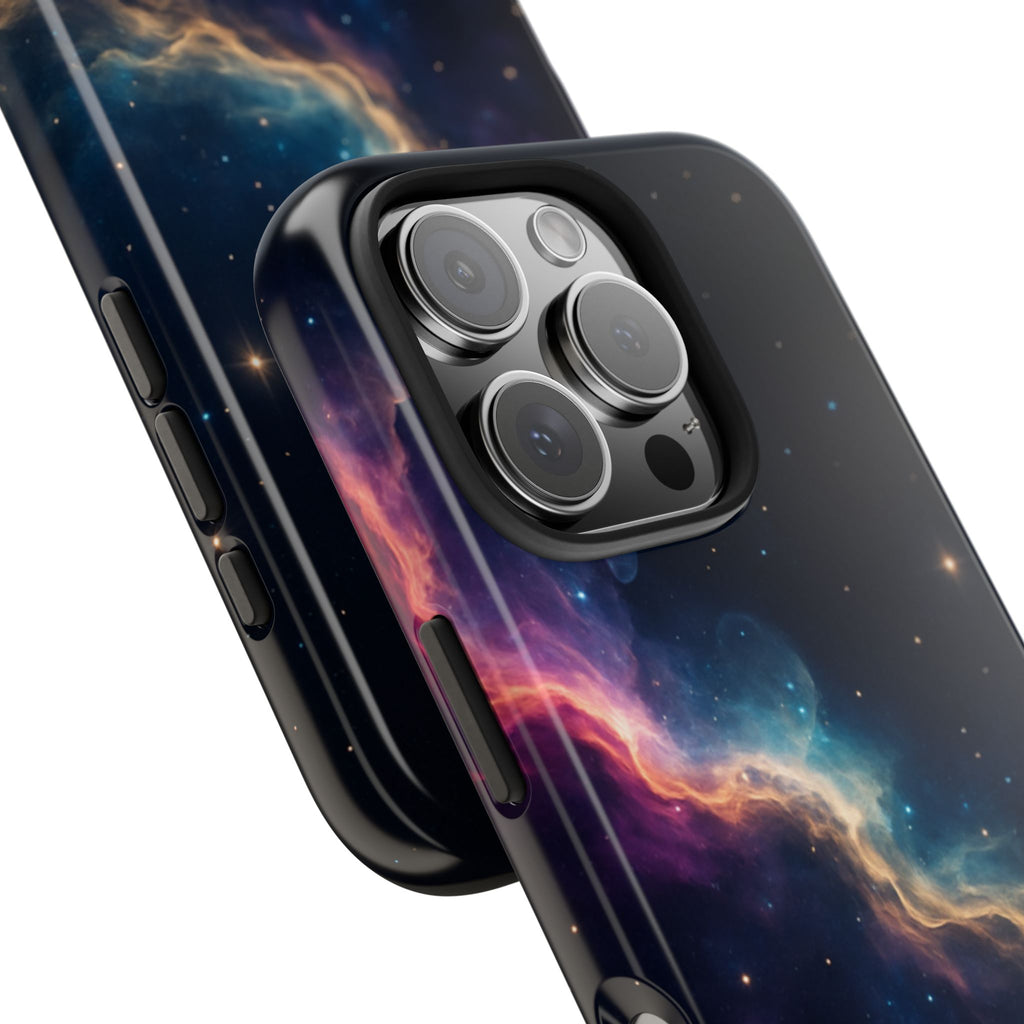 Galaxy Nebula Tough Phone Case — Space Starfield Protective Cover
