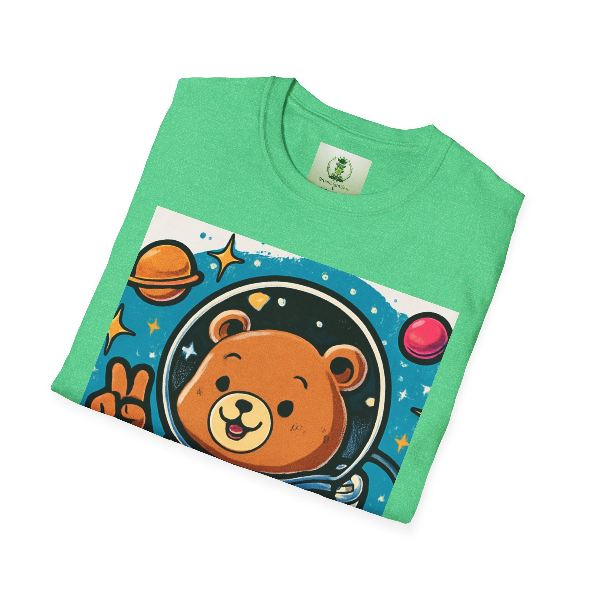 Astronaut Bear T-Shirt — Cute Space Bear Graphic Tee