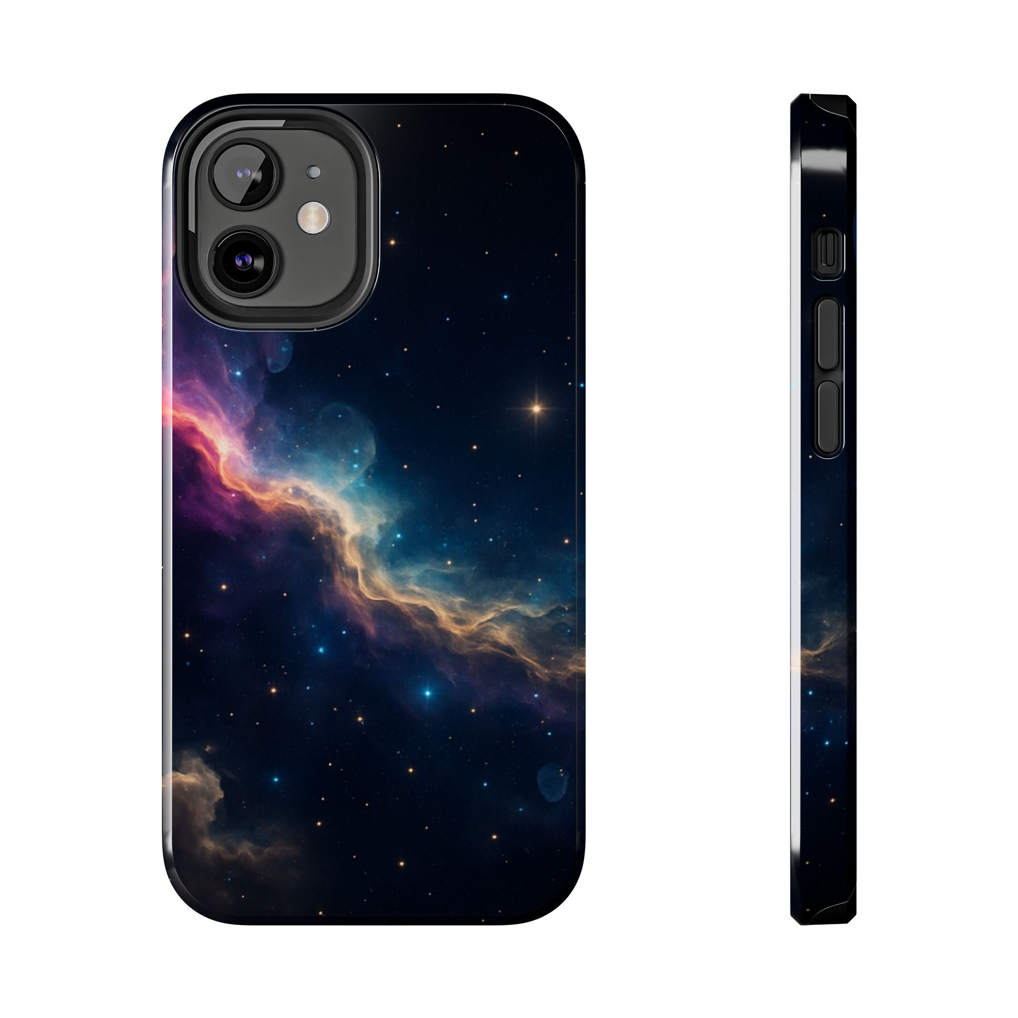 Galaxy Nebula Tough Phone Case — Space Starfield Protective Cover