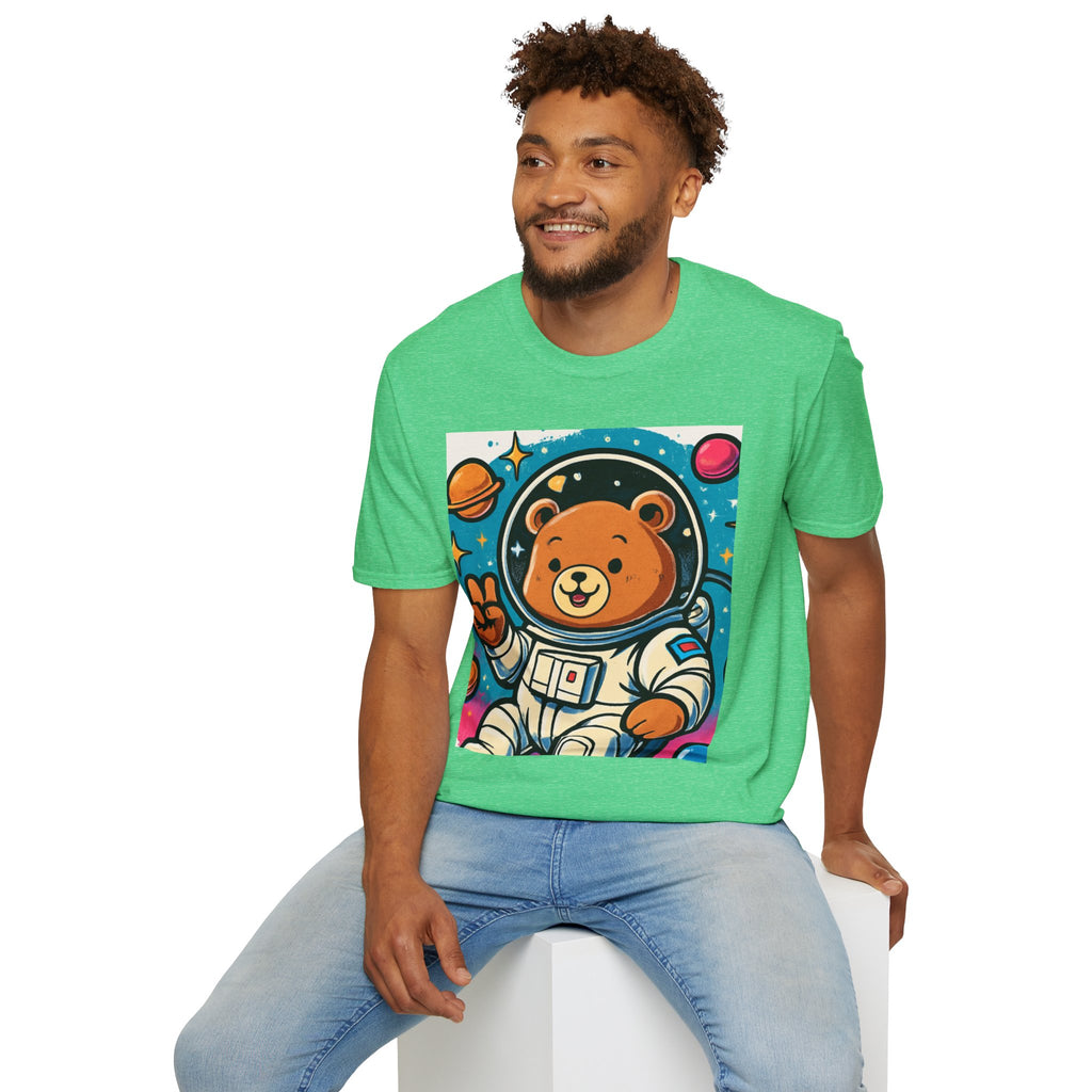 Astronaut Bear T-Shirt — Cute Space Bear Graphic Tee