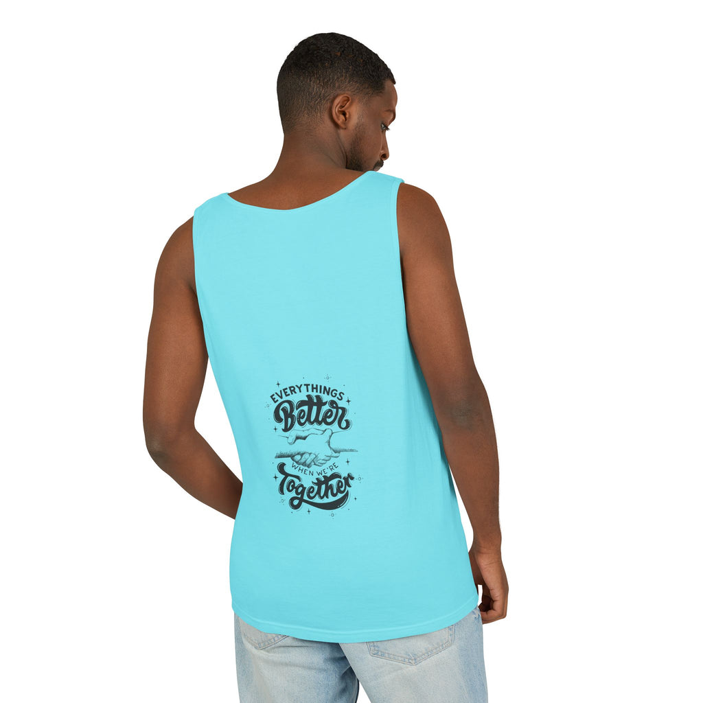 Everything's Better Together Tank Top — Handshake Friendship Graphic