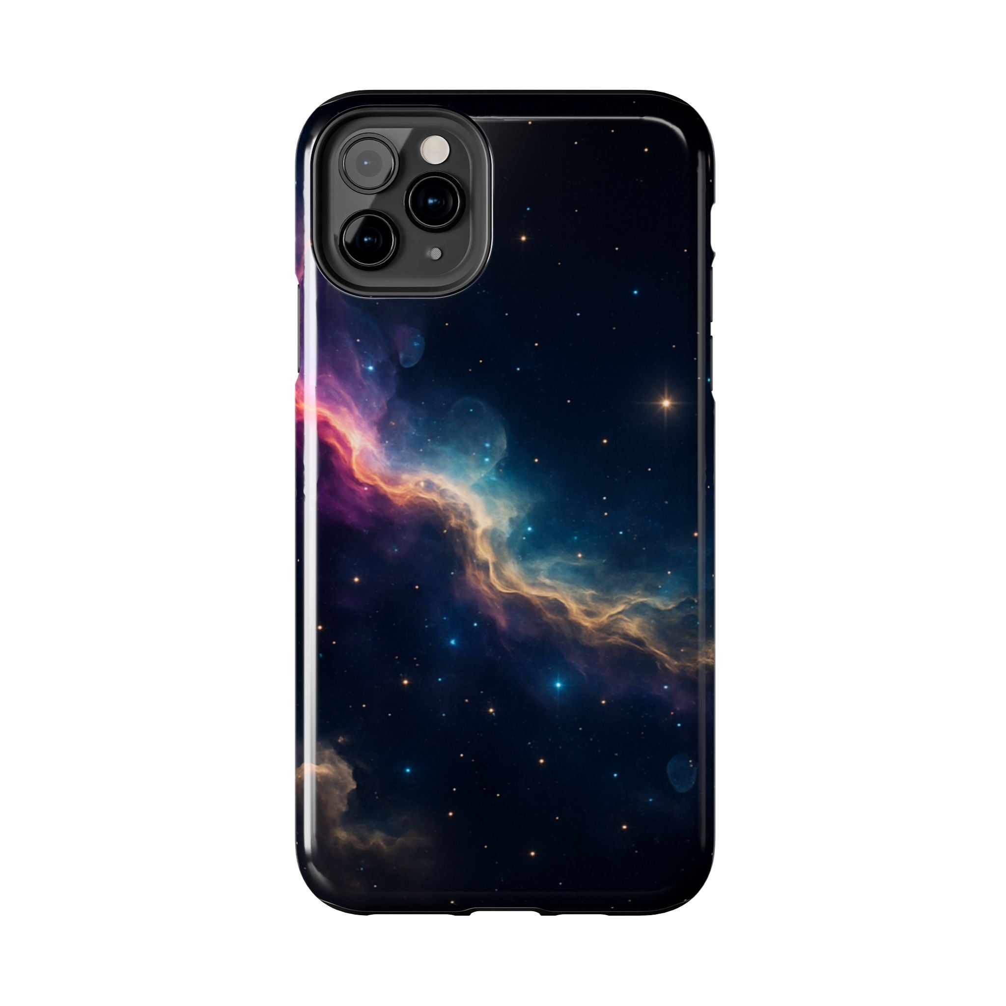Galaxy Nebula Tough Phone Case — Space Starfield Protective Cover