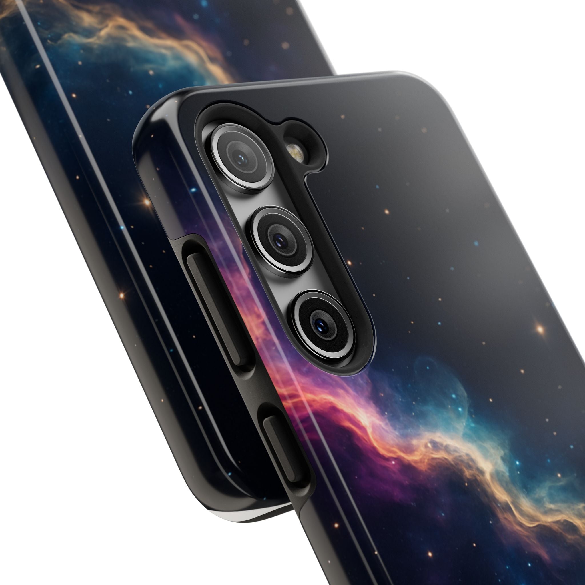 Galaxy Nebula Tough Phone Case — Space Starfield Protective Cover