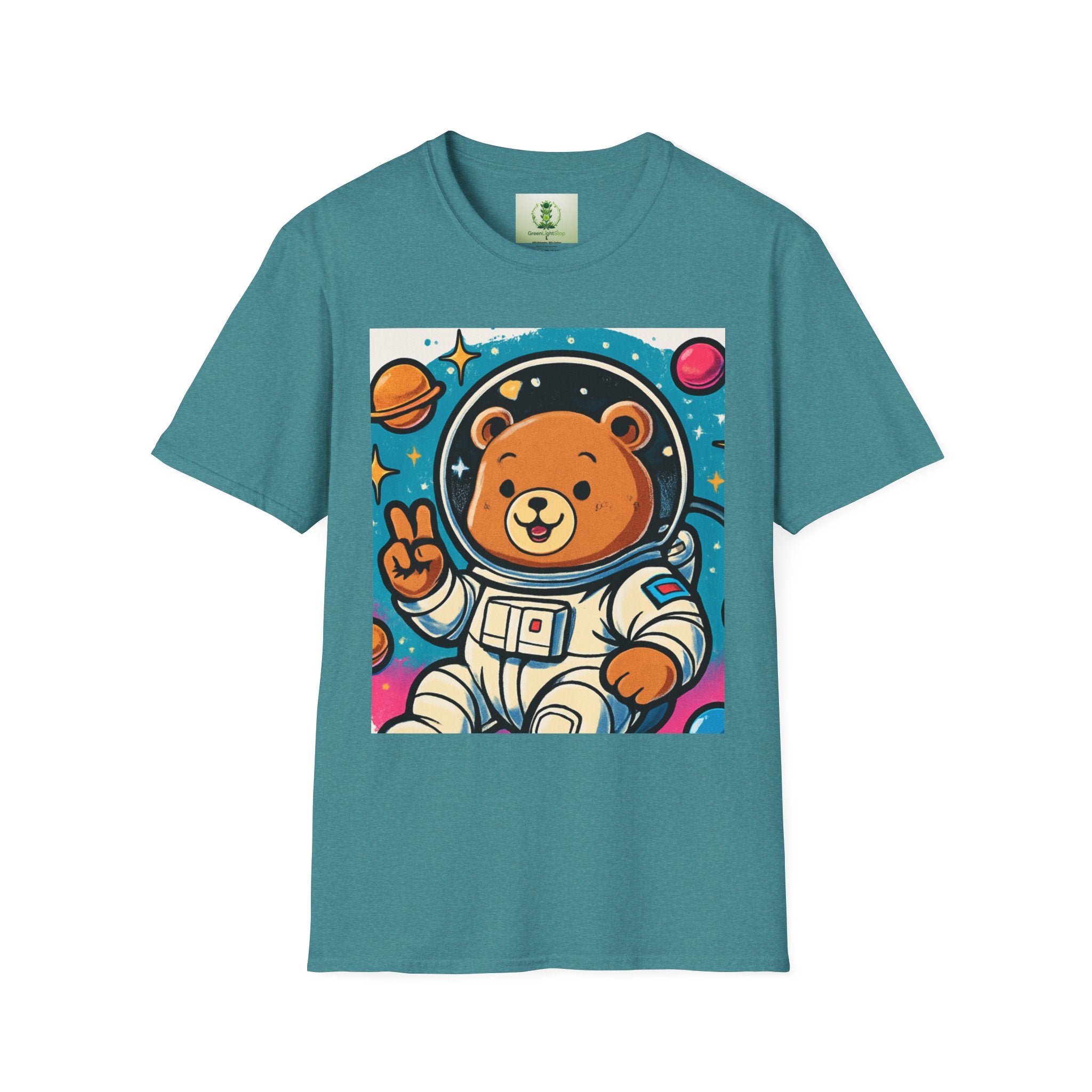 Astronaut Bear T-Shirt — Cute Space Bear Graphic Tee