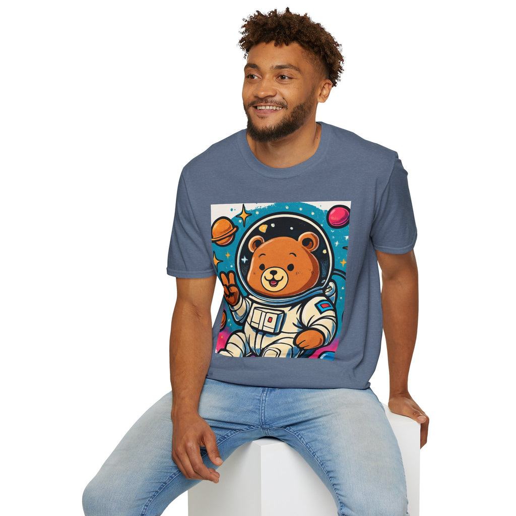 Astronaut Bear T-Shirt — Cute Space Bear Graphic Tee