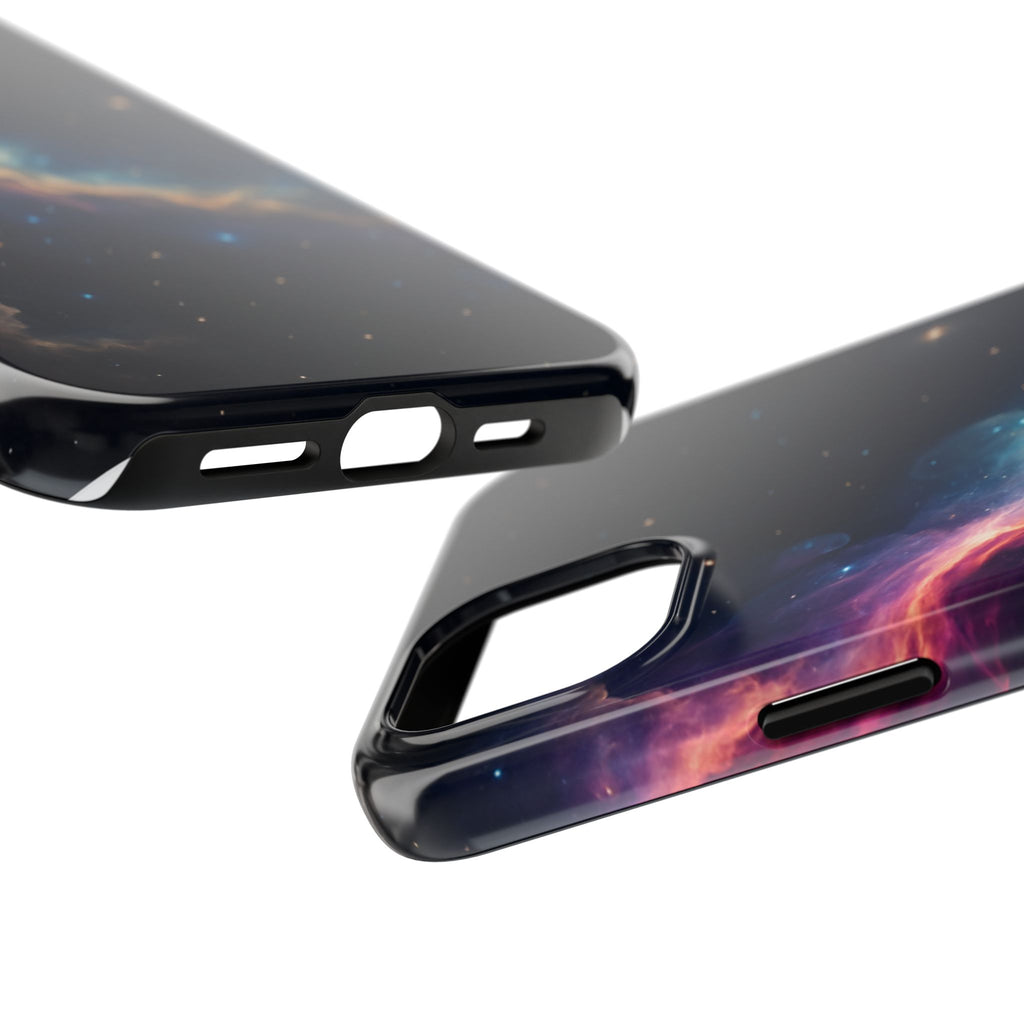 Galaxy Nebula Tough Phone Case — Space Starfield Protective Cover