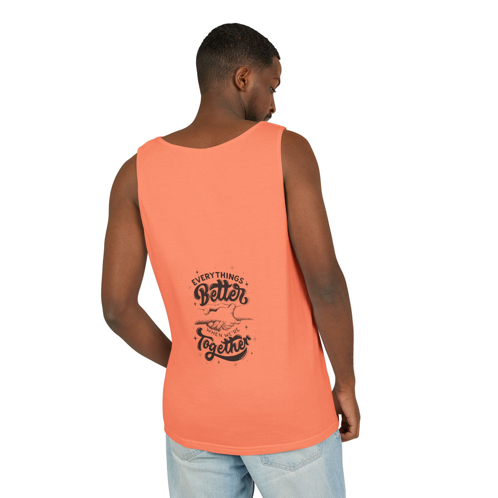 Everything's Better Together Tank Top — Handshake Friendship Graphic