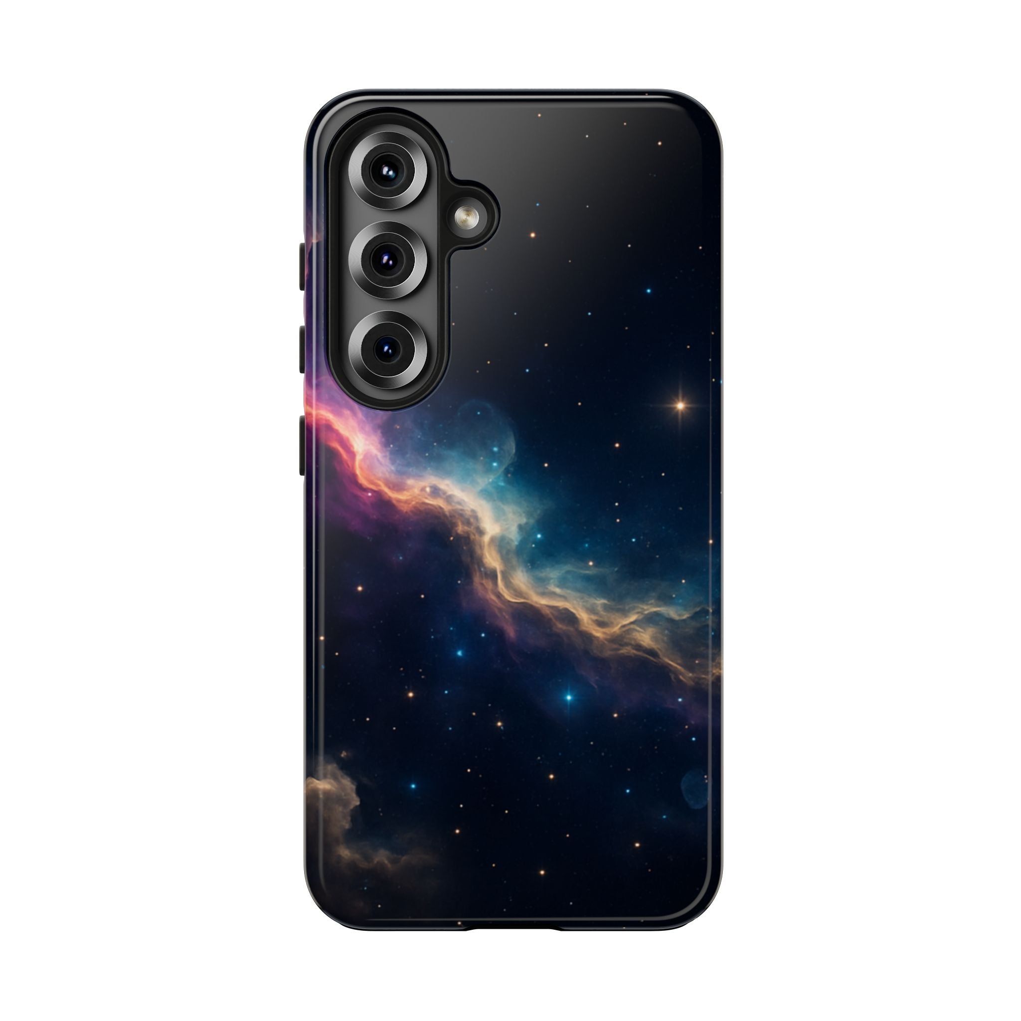 Galaxy Nebula Tough Phone Case — Space Starfield Protective Cover