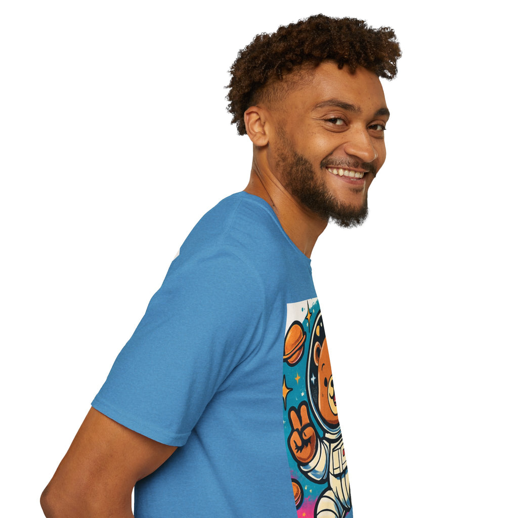 Astronaut Bear T-Shirt — Cute Space Bear Graphic Tee