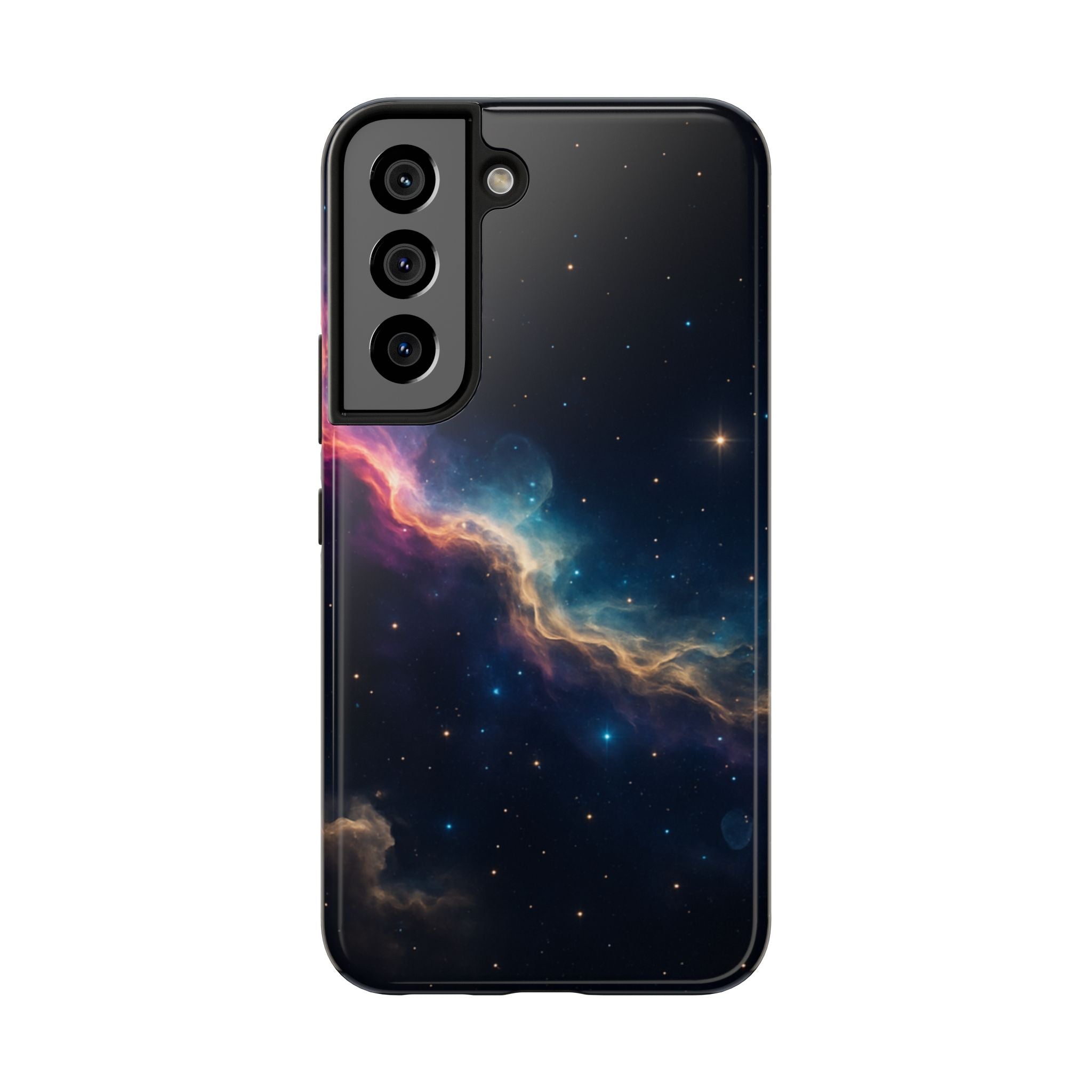 Galaxy Nebula Tough Phone Case — Space Starfield Protective Cover