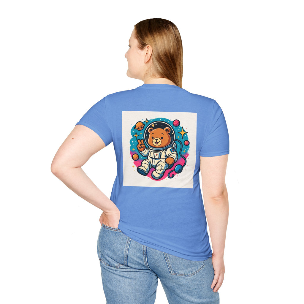 Astronaut Bear T-Shirt — Cute Space Bear Graphic Tee