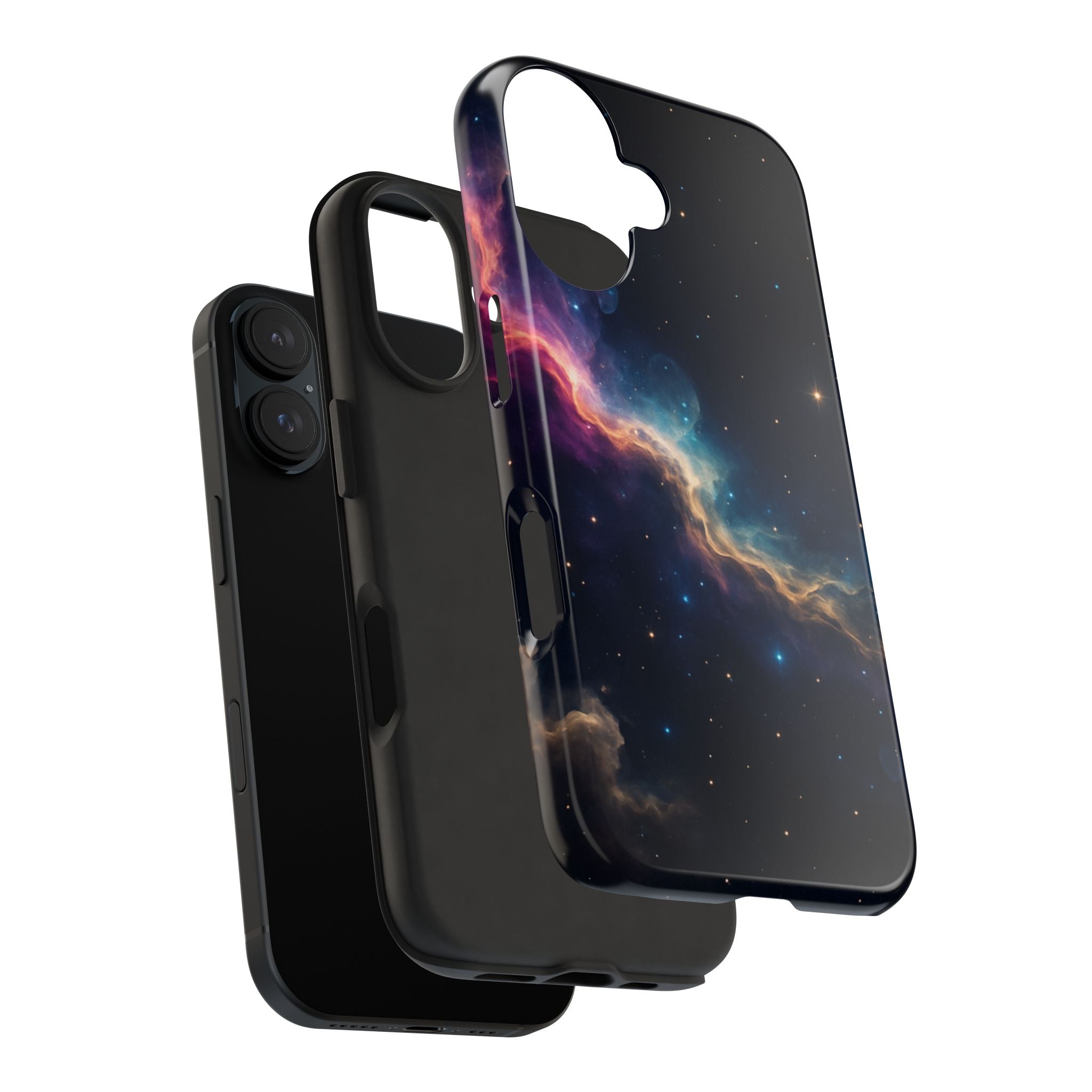 Galaxy Nebula Tough Phone Case — Space Starfield Protective Cover