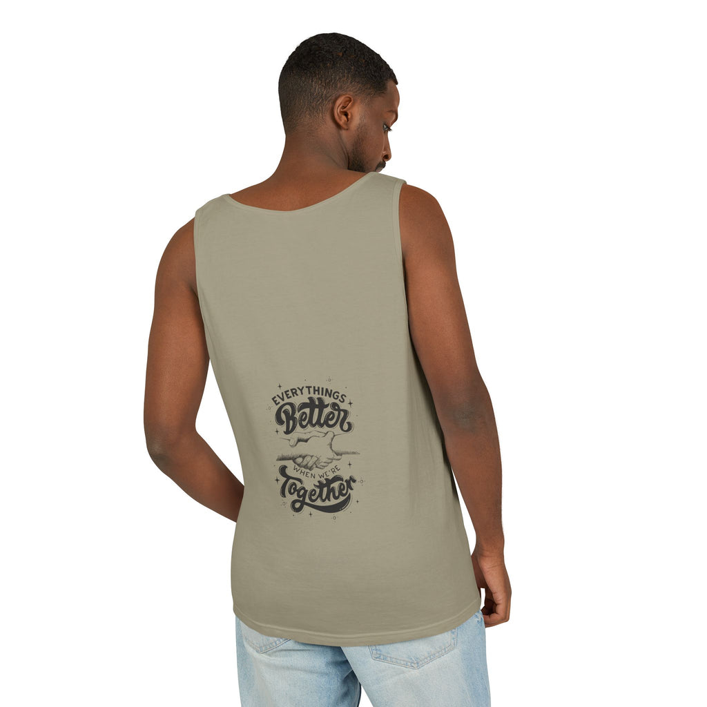 Everything's Better Together Tank Top — Handshake Friendship Graphic