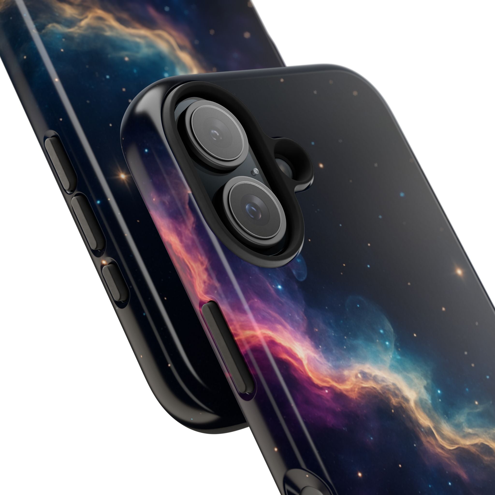 Galaxy Nebula Tough Phone Case — Space Starfield Protective Cover