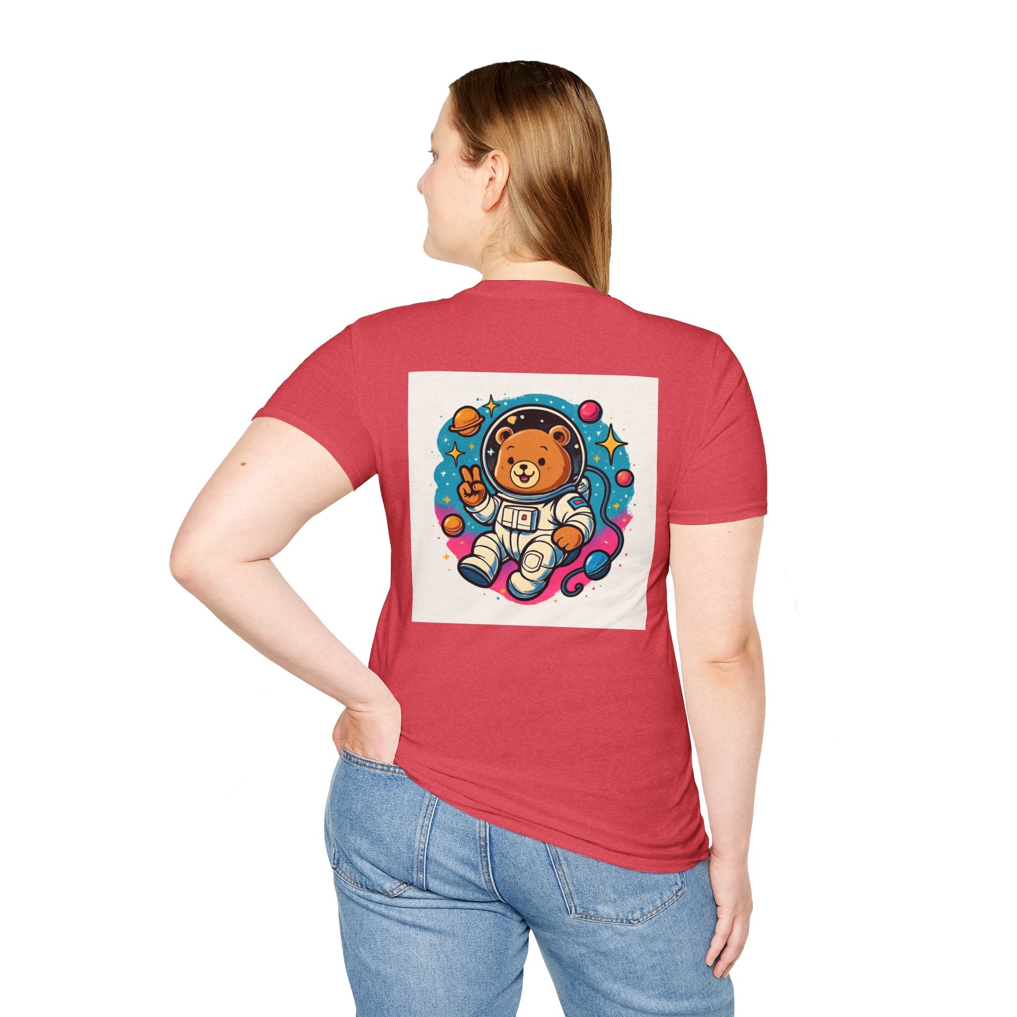 Astronaut Bear T-Shirt — Cute Space Bear Graphic Tee