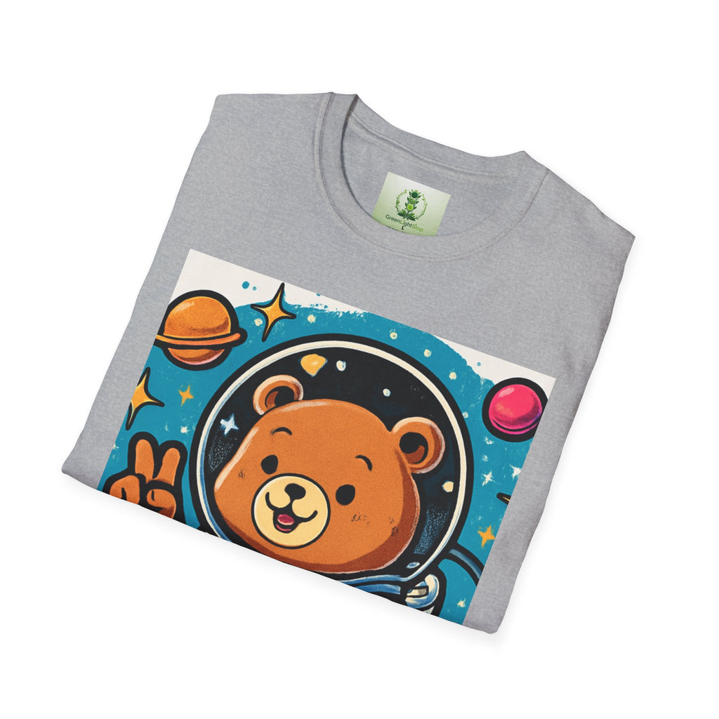 Astronaut Bear T-Shirt — Cute Space Bear Graphic Tee