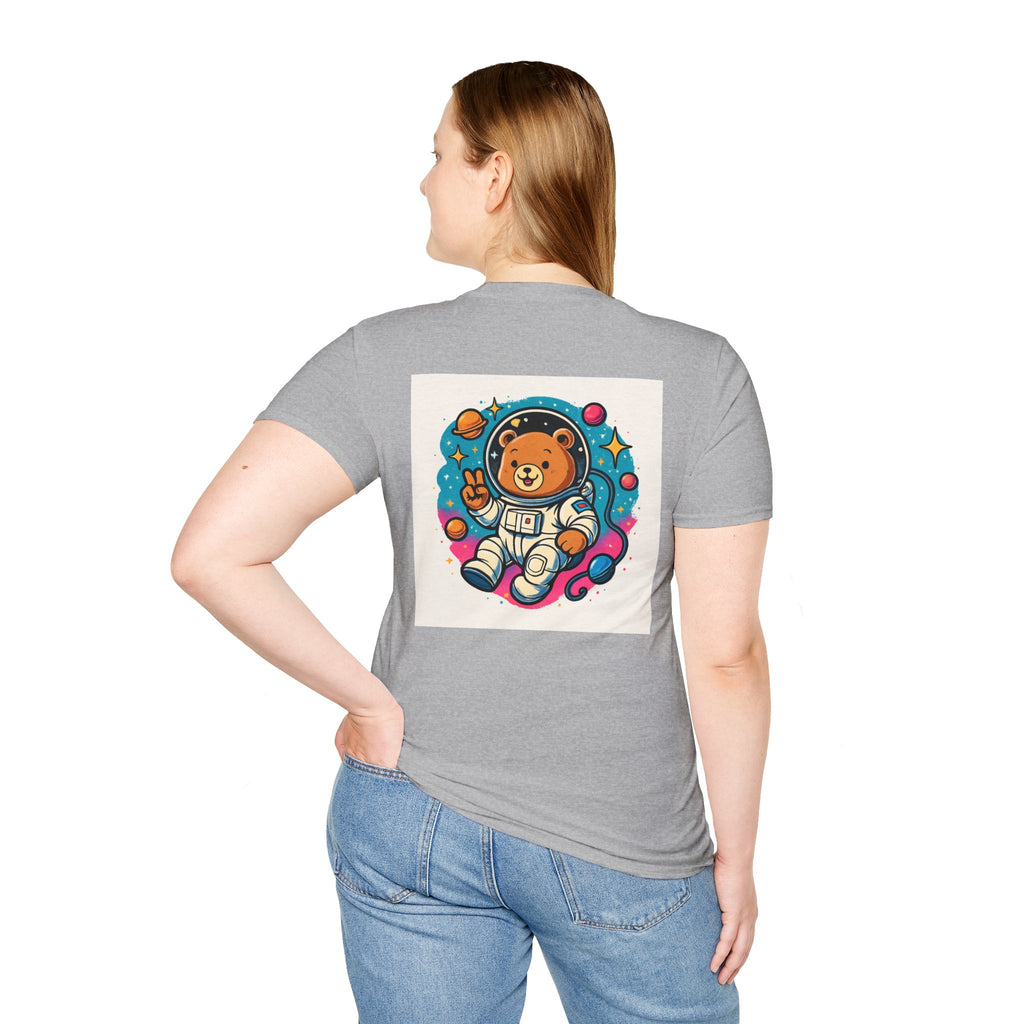 Astronaut Bear T-Shirt — Cute Space Bear Graphic Tee