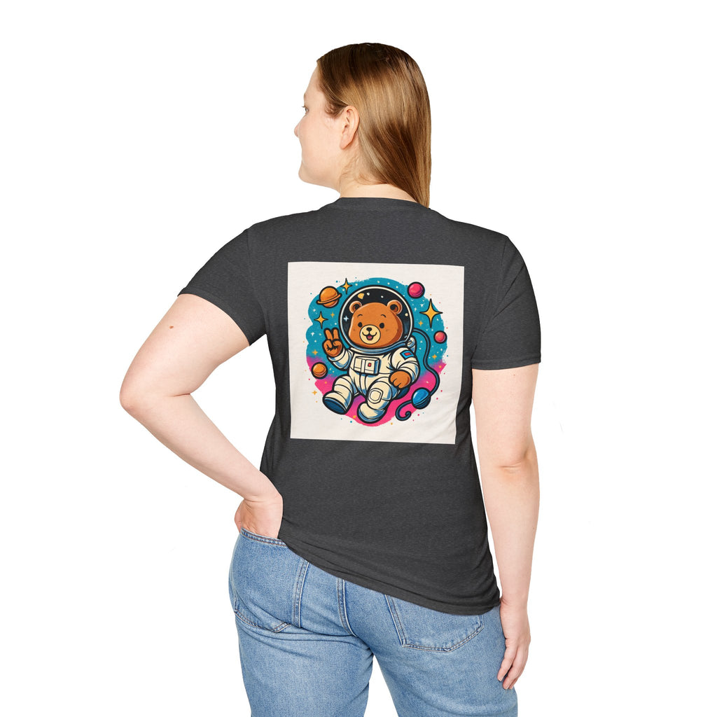Astronaut Bear T-Shirt — Cute Space Bear Graphic Tee