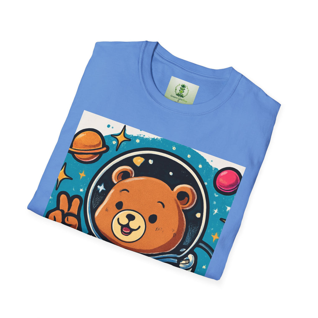 Astronaut Bear T-Shirt — Cute Space Bear Graphic Tee