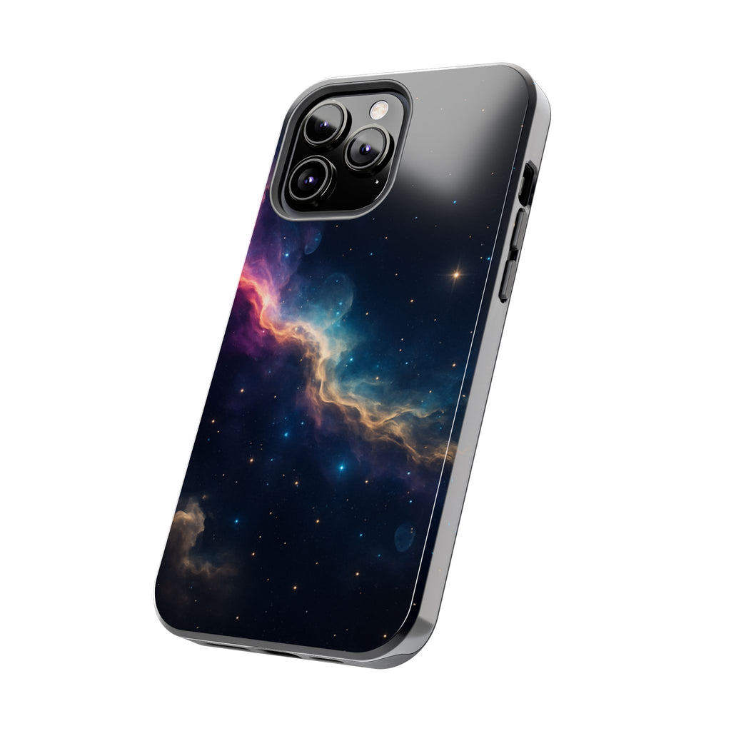 Galaxy Nebula Tough Phone Case — Space Starfield Protective Cover