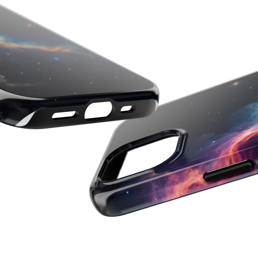 Galaxy Nebula Tough Phone Case — Space Starfield Protective Cover