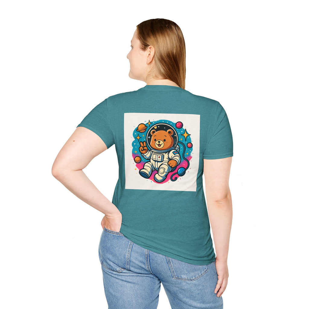 Astronaut Bear T-Shirt — Cute Space Bear Graphic Tee