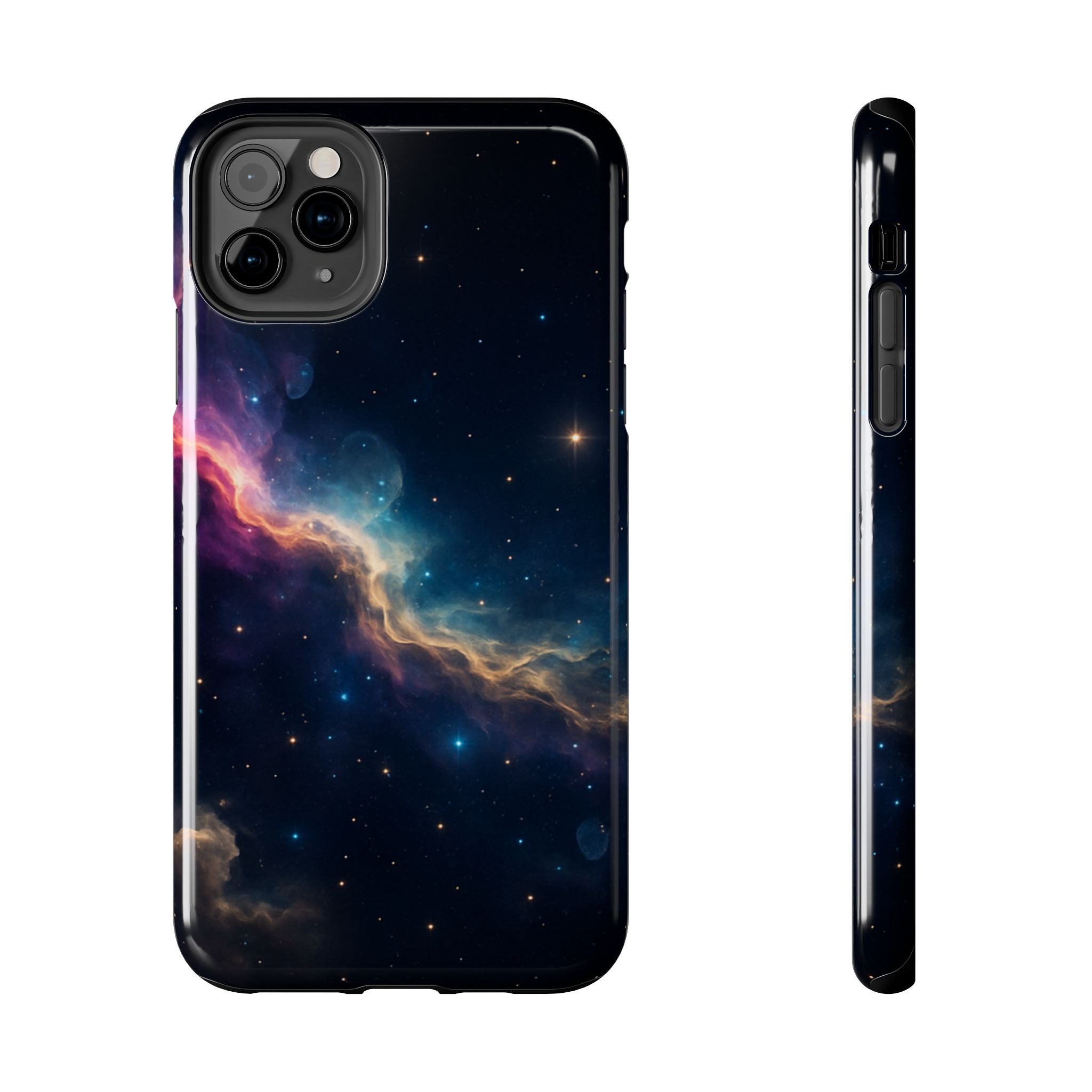 Galaxy Nebula Tough Phone Case — Space Starfield Protective Cover