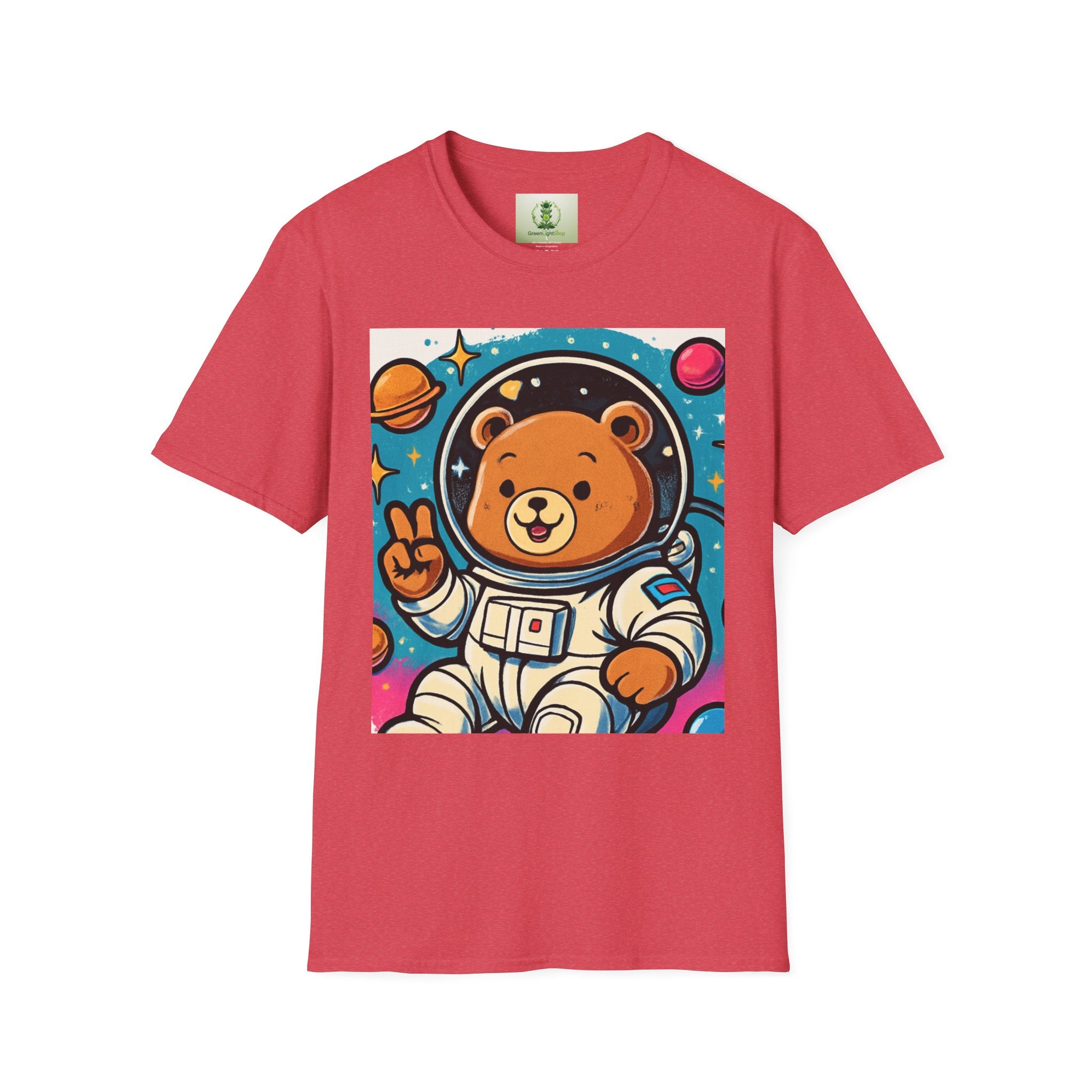 Astronaut Bear T-Shirt — Cute Space Bear Graphic Tee