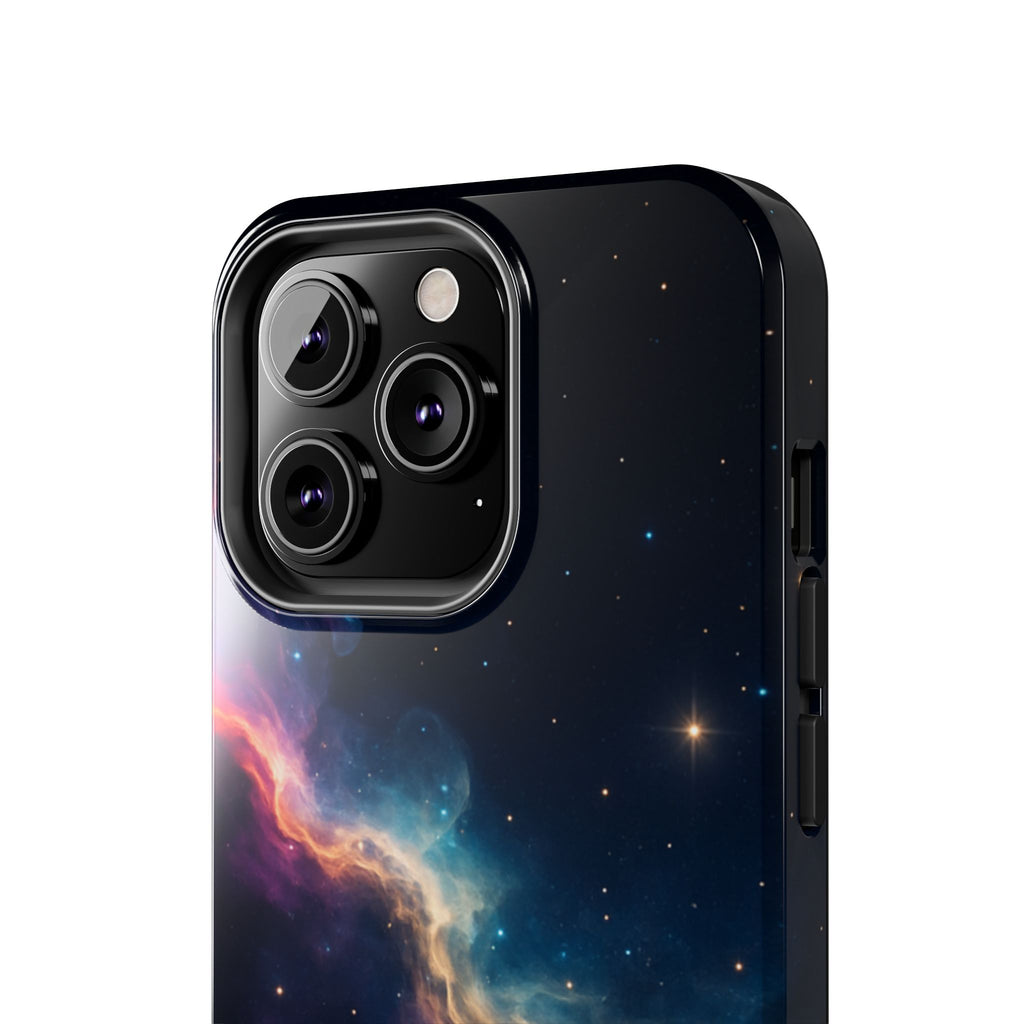 Galaxy Nebula Tough Phone Case — Space Starfield Protective Cover